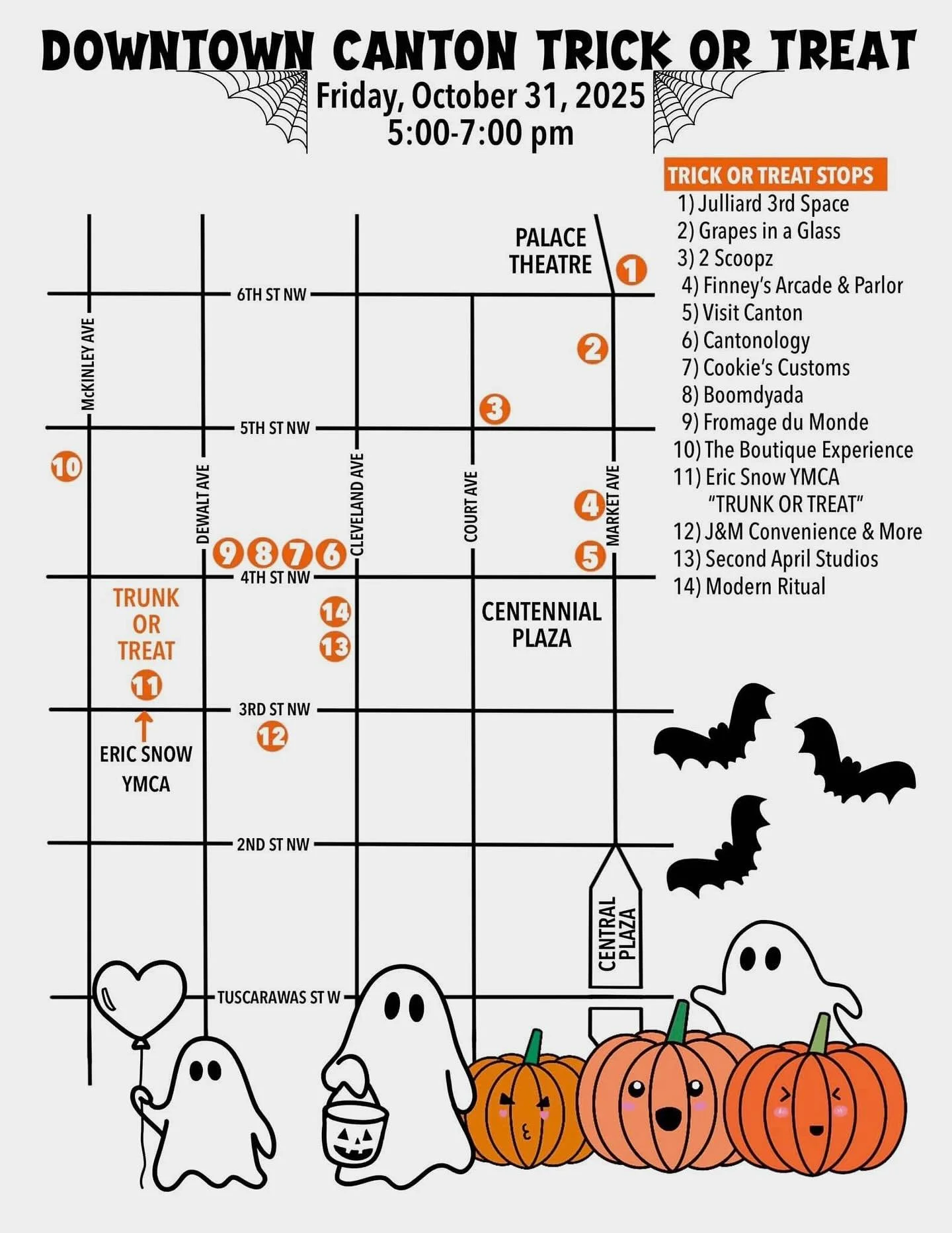 Bring your little ghoulies downtown this Friday from 5-7pm for Trick or Treat!!! We&rsquo;ve got a ton of candy and other treats to give away so stop by and say hello!

#halloween #trickortreat #iwantcandy #modernritual #cantonartsdistrict #downtownc