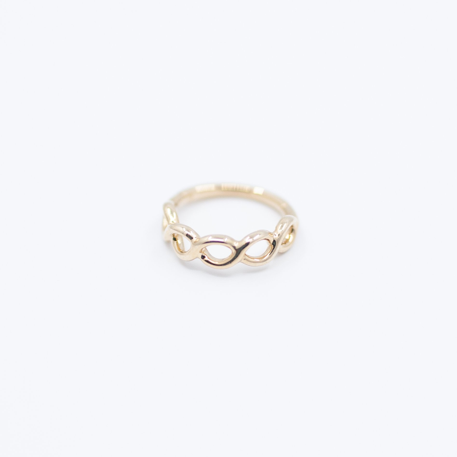 Woven Clicker - 14k Yellow Gold - 18g - 9/32" - Ring - Sun Piercer