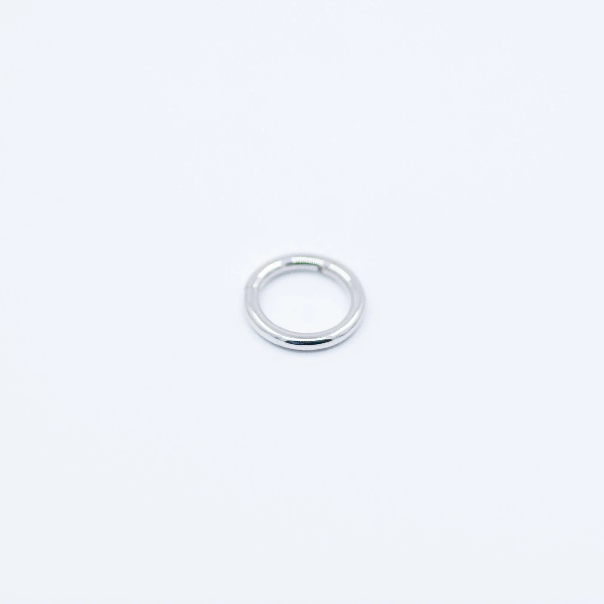 Seam Ring Clicker - 14k White Gold - 16g - 1/4" - Clicker - Ember