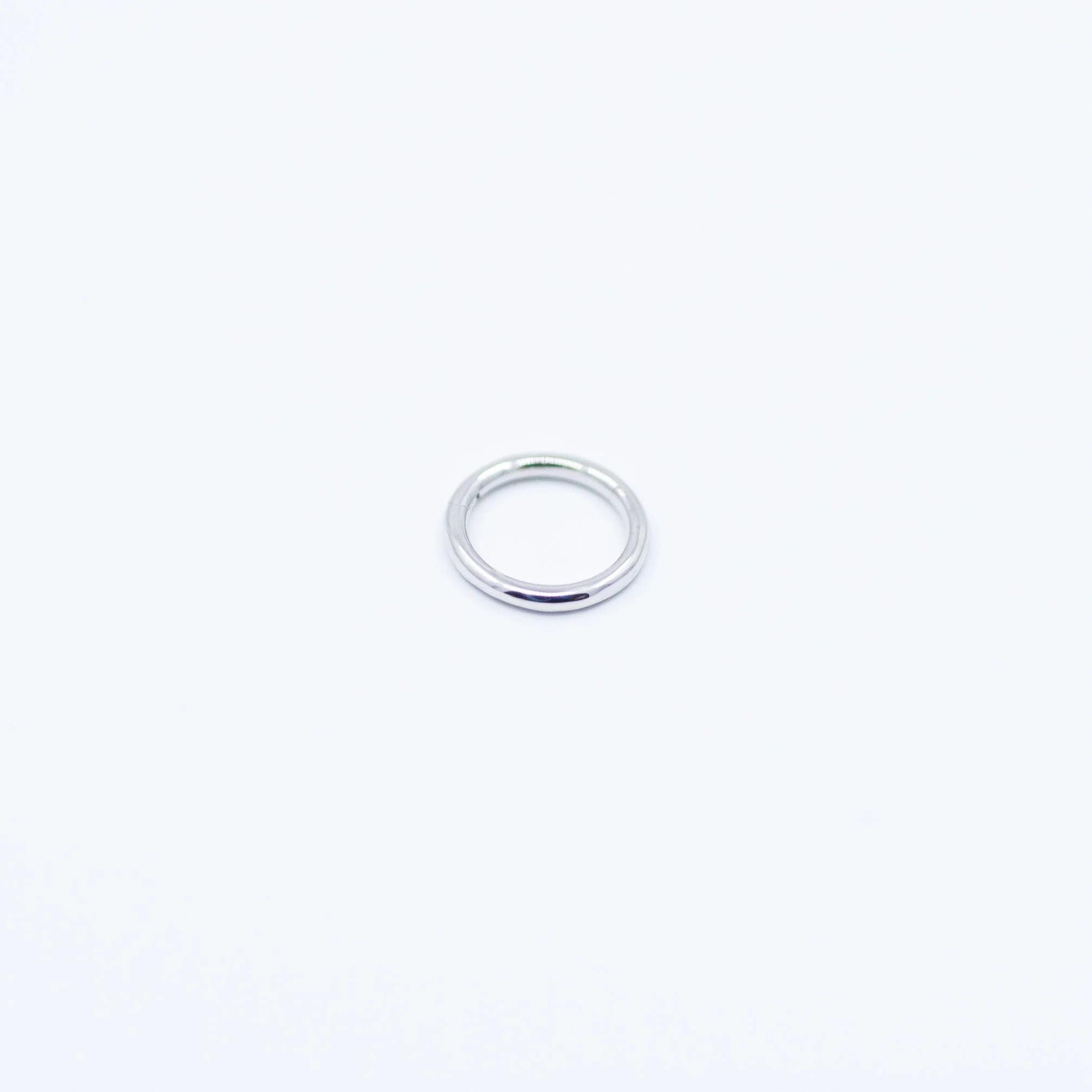 Seam Ring Clicker - 14k White Gold - 18g - 1/4" - Clicker - Ember