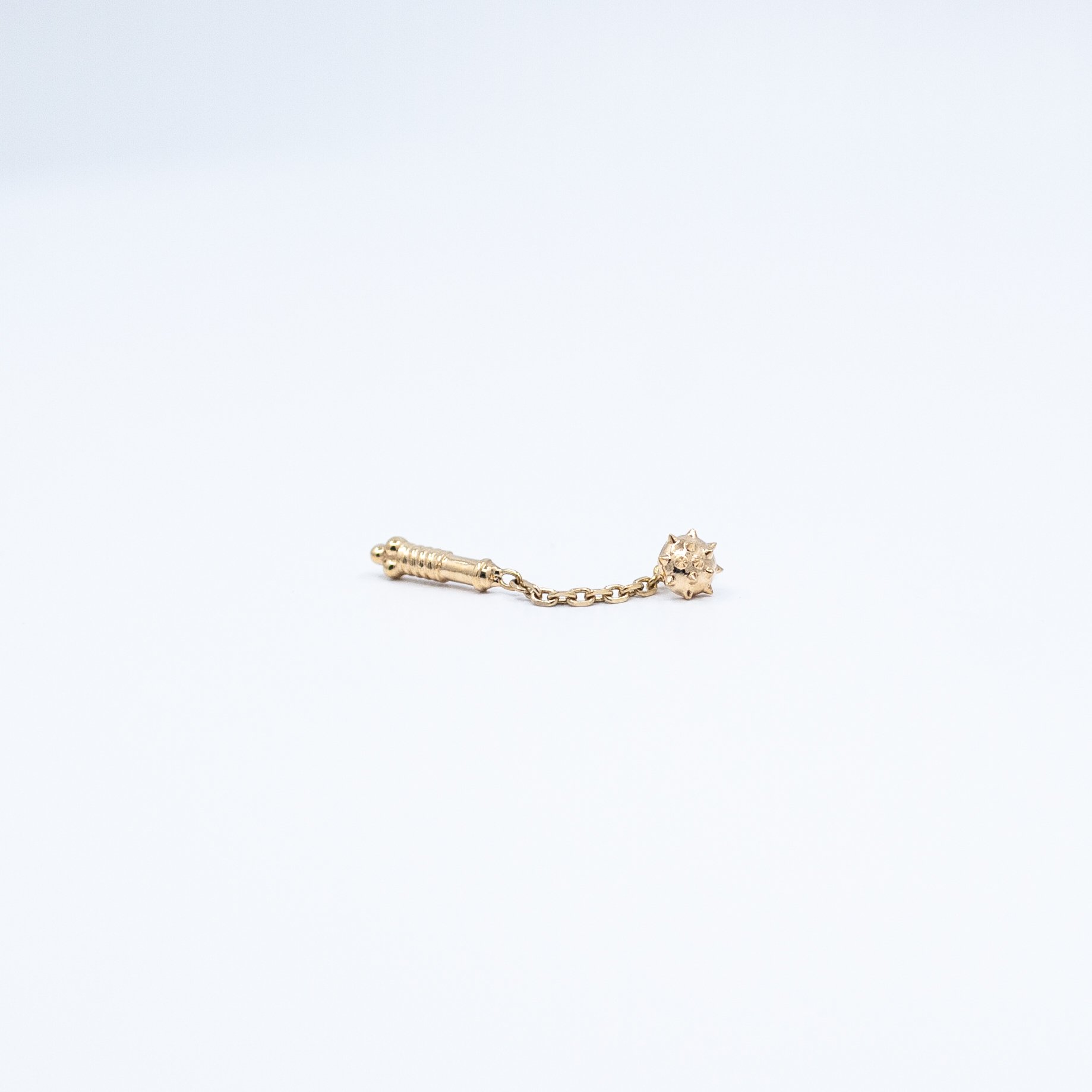 The Algorithm (Requires 2 piercings) - 14k Yellow Gold - 18g/16g/14g - 9.5x3mm/4.5mm - 15mm -Threadless - Regalia