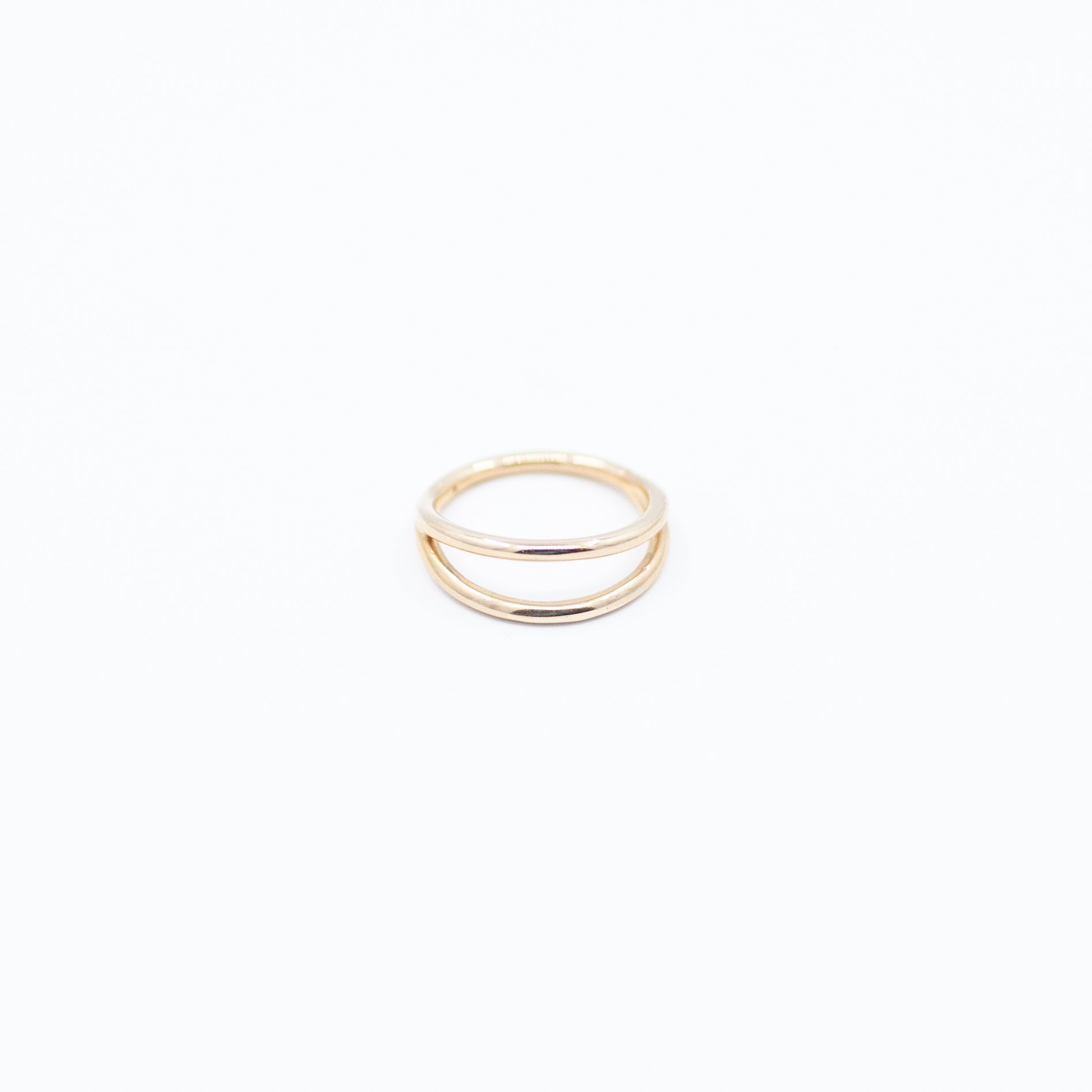 Double Clicker - 14k Yellow Gold - 16g - 7/16" - Ring - Sun Piercer