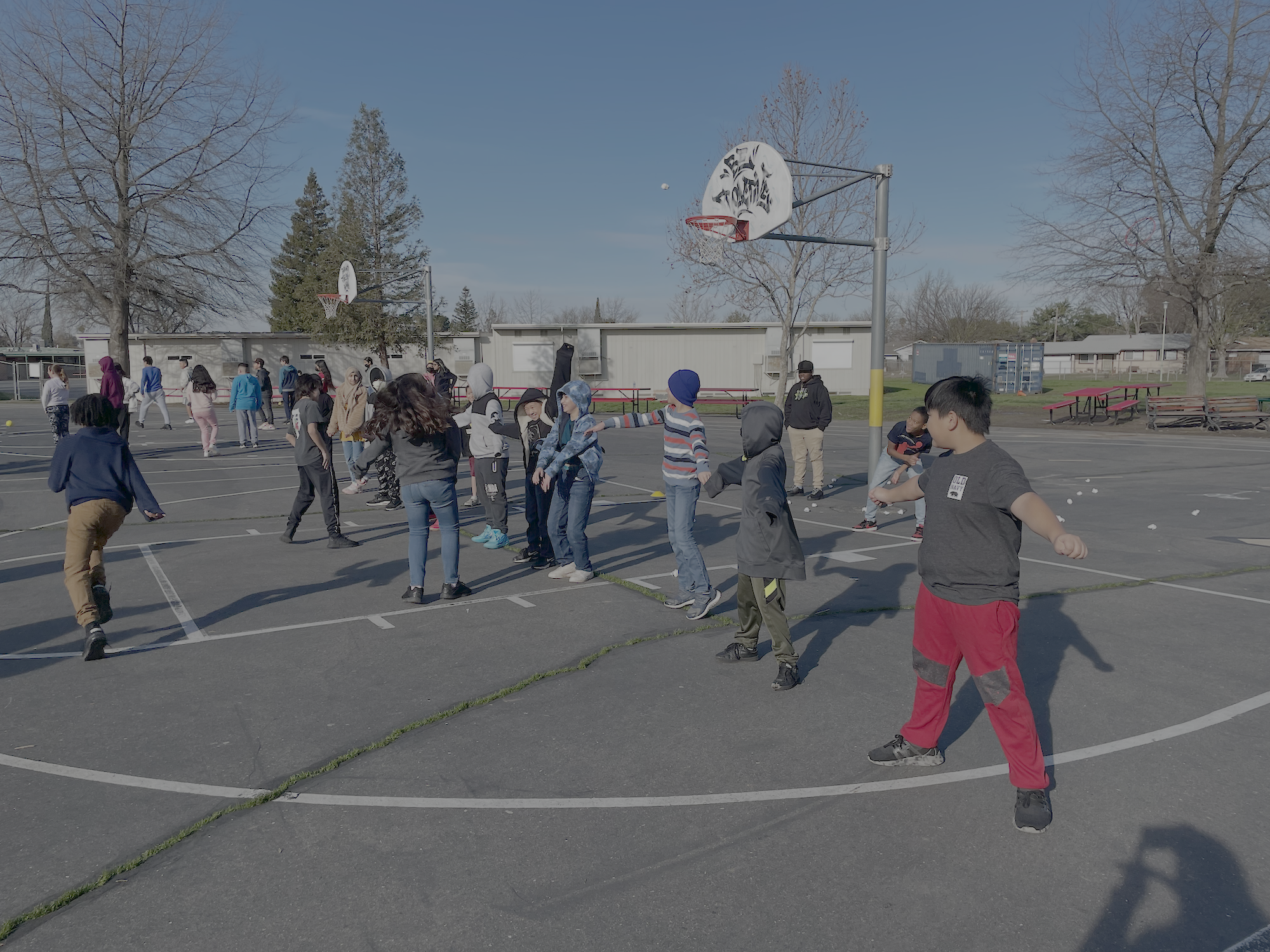 Getting outside to complete an activity helps reinforce learning in our "Don't Worry, Be Cilia" lesson