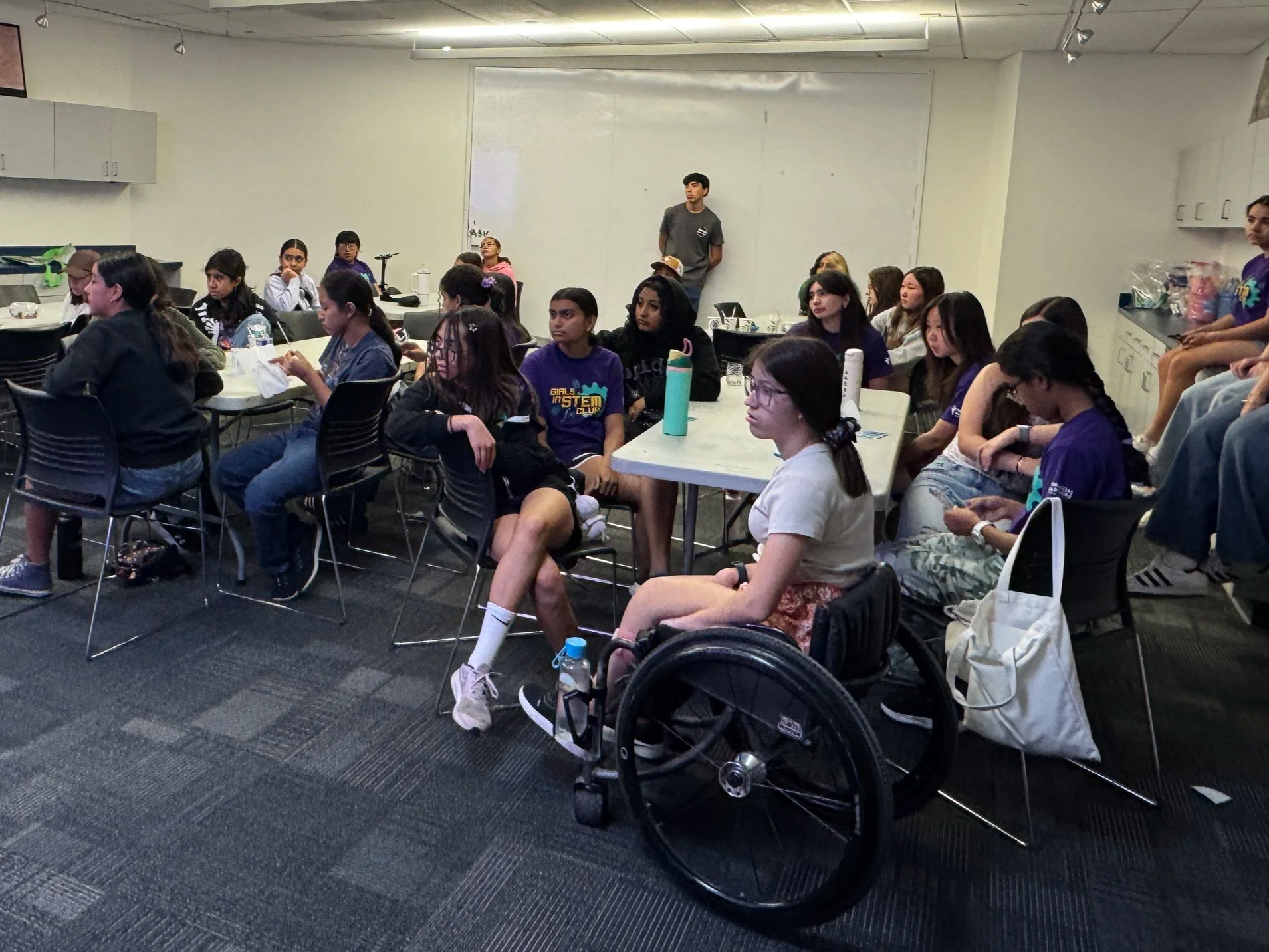 Students completing the Filtration Station lesson