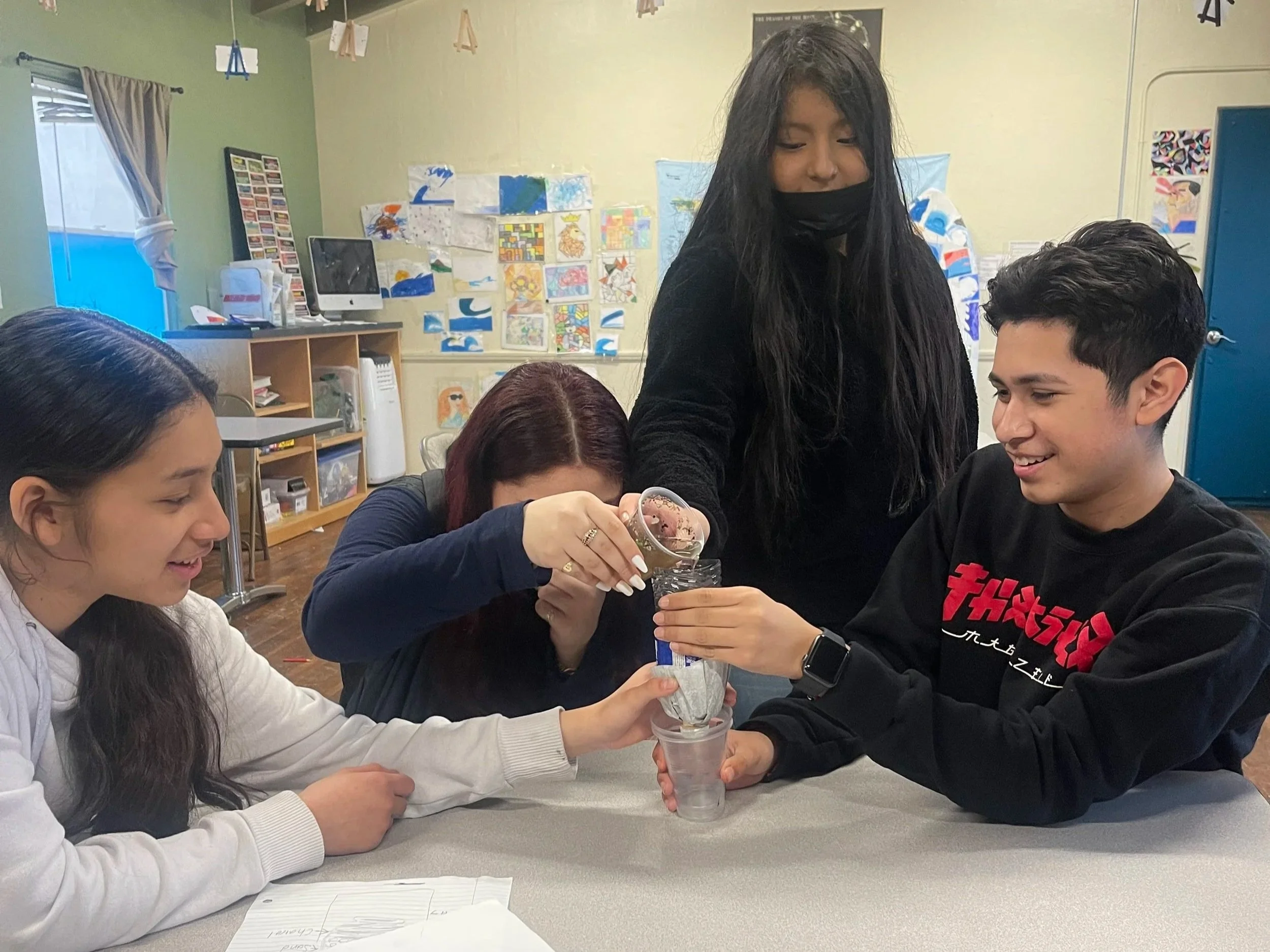 Students explore the water-energy nexus in our "Clean Water" lesson