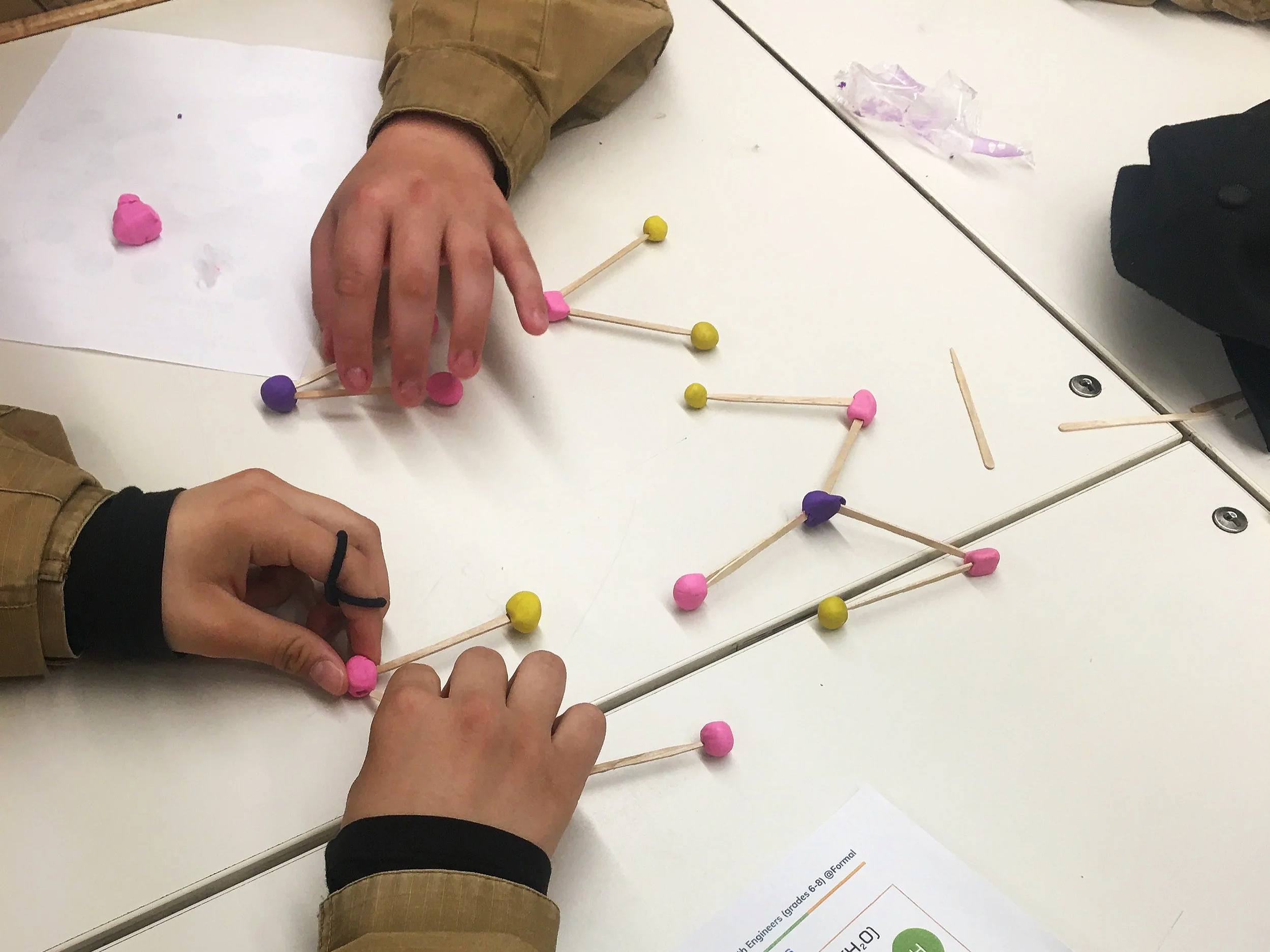 With the "Ocean Carbon Balance" lesson, students create chemical bonds and build climate literacy