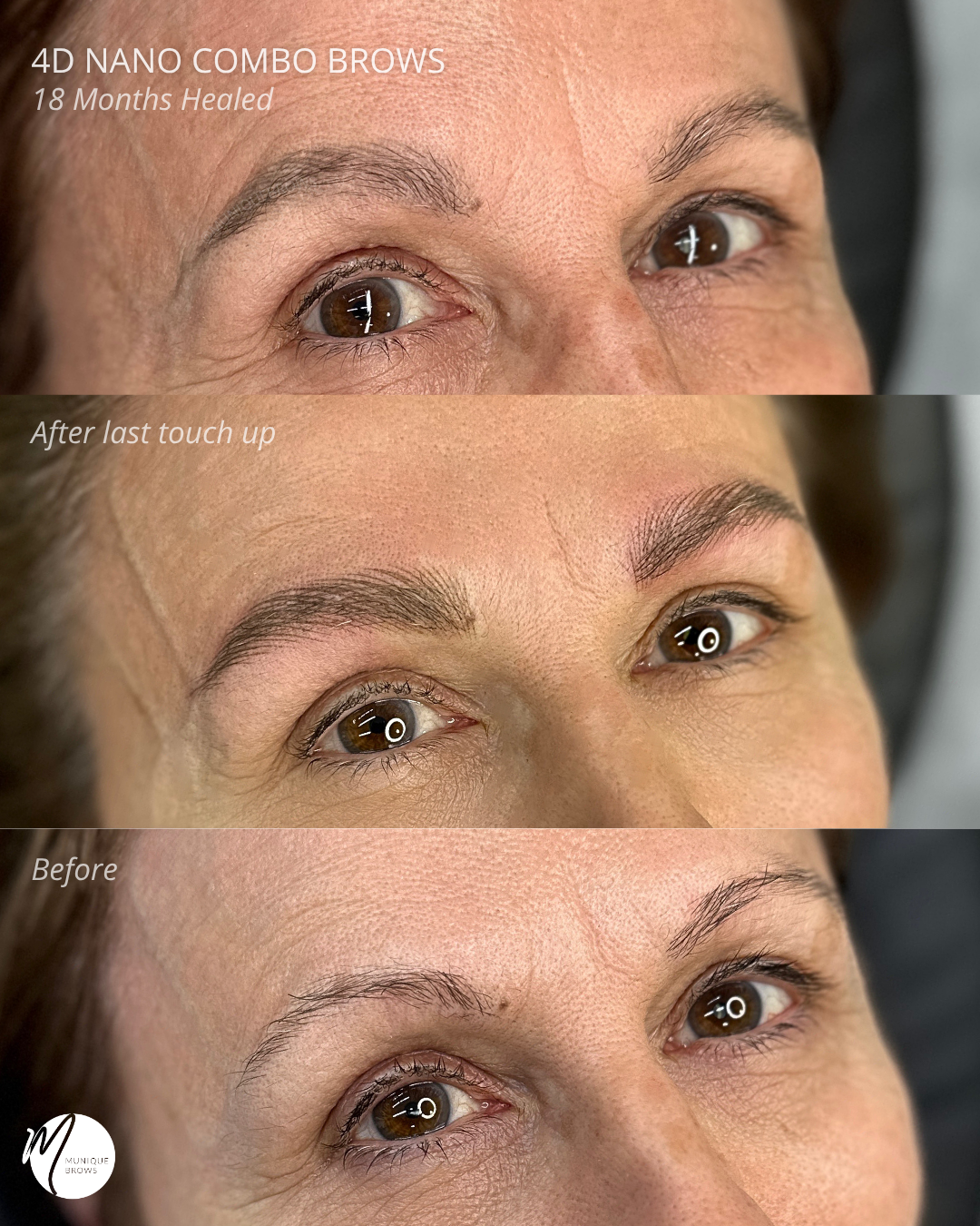 The 18-Month Fade: Why This Client Returned for a 4D Nano Combo Brow Refresher