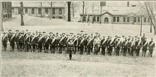 Though pictured in the 1919 epitome we already know it is from earlier. This was likely Lehigh's last military unit unrelated to ROTC to exist.