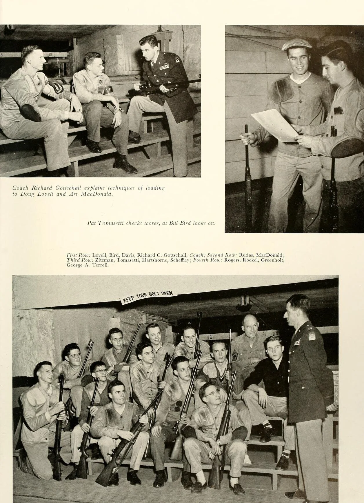 Lehigh used to have a shooting team called the Pershing Rifles Club. Anyone could try to join the team but many ROTC members would often join as the team's coaching staff was always made up of Army ROTC cadre members.