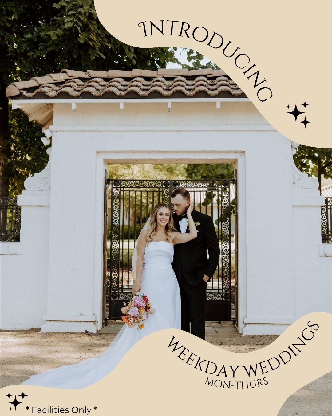 ✨ Something new is blooming at The Maples ✨

We&rsquo;re so excited to finally share a little secret we&rsquo;ve been working on&hellip;
💍 Introducing our BRAND NEW Weekday Wedding Packages 💍

Because your dream day shouldn&rsquo;t have to wait for