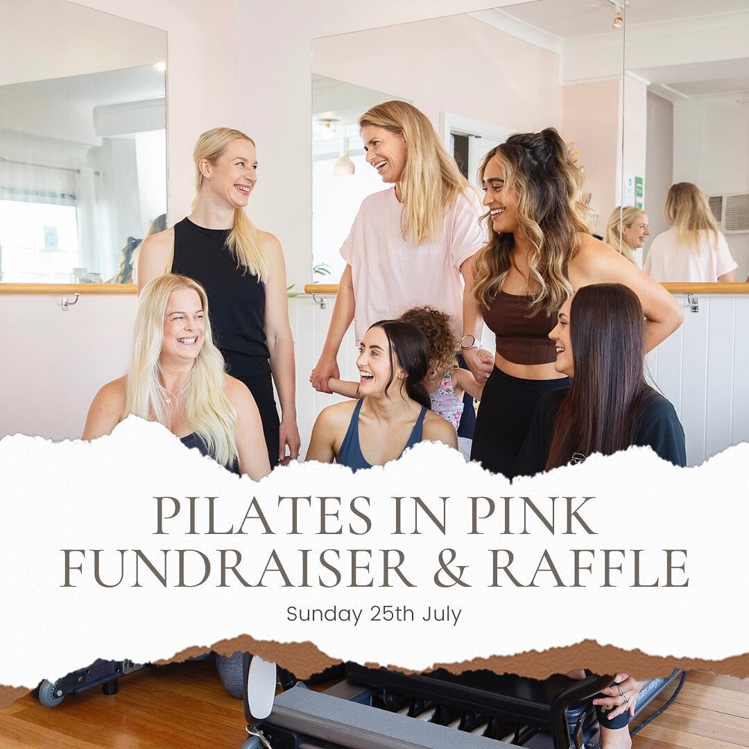 4 more days until our Pilates in Pink Cancer Council Fundraiser 💫 There&rsquo;s still enough time to; 🤍 donate in studio or online https://www.doitforcancer.com.au/fundraisers/laurensutton 🤍 book in to a class (only 4 spots left over the morning 