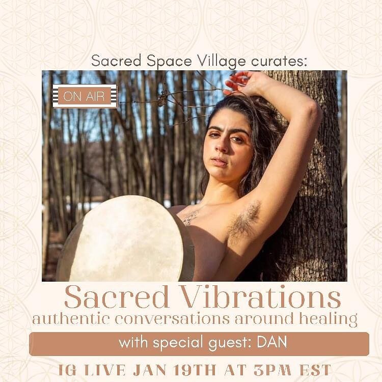 Joining Queen J over on Sacred Space Village Instagram live January 19 at 3 PM EST. 

Authentic conversation focusing on how healing has truly looked for me. For some of you who have been here a while, you know it&rsquo;s been a wild fucking ride.

I