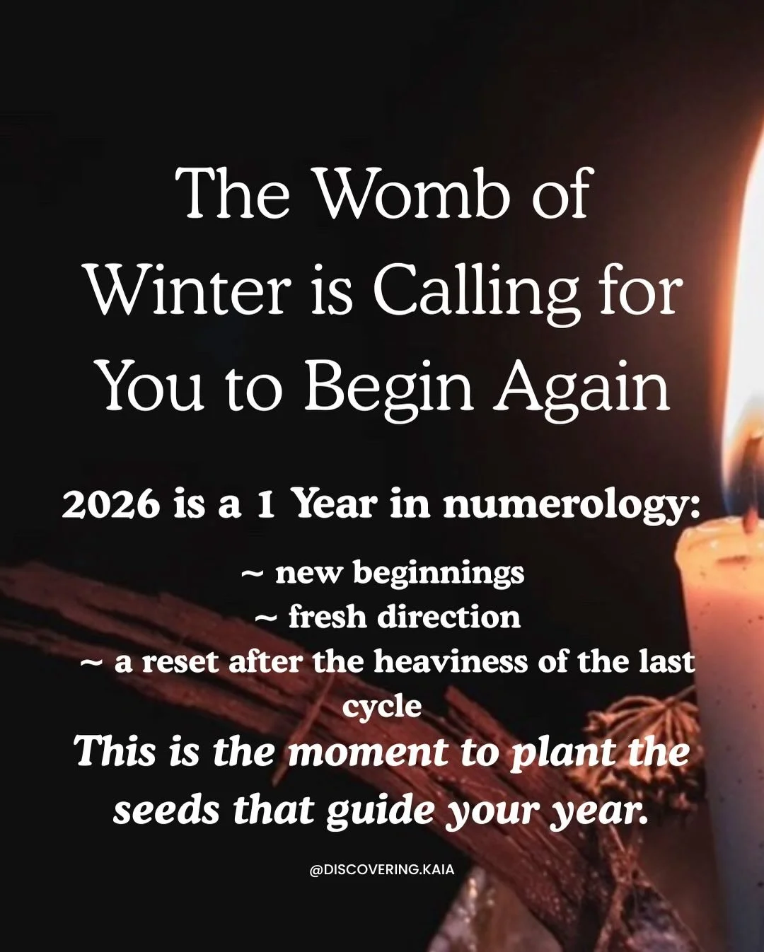 Winter asks us to slow down but for so many, it brings the kind of quiet that feels heavy on the heart.
 The post-holiday crash, the dark mornings, the loneliness&hellip; and yet, this season is the true womb of the year. The place where everything b