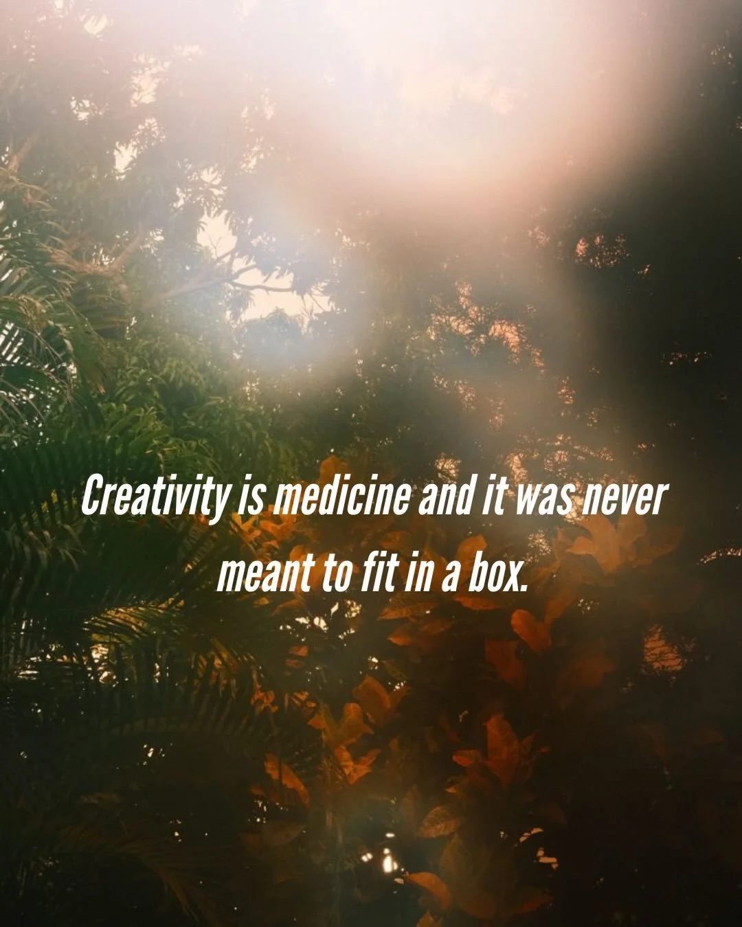 Somewhere along the way, we were taught that creativity has a certain &ldquo;look.&rdquo; A certain aesthetic. A certain outcome.

But real creativity?
It&rsquo;s raw. It&rsquo;s personal. It&rsquo;s YOU.
It&rsquo;s the moment you stop performing + s