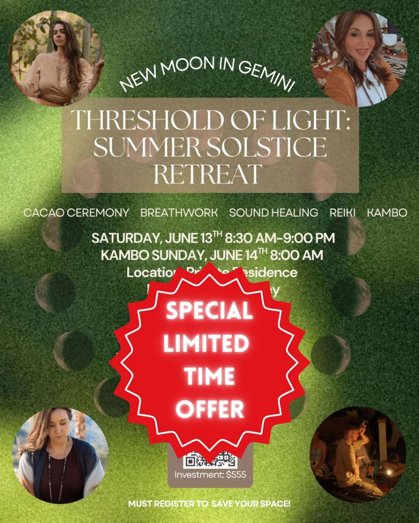 A full day to reset, realign + actuallyyyyy pour back into yourself. 🌞

We&rsquo;re hosting a 1 day retreat designed to help you slow down, connect + leave feeling like you again. ✨

$555 per person
❤️&zwj;🔥❤️&zwj;🔥❤️&zwj;🔥❤️&zwj;🔥 OR bring some
