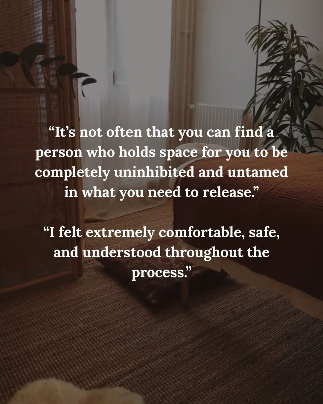 What do you think allows someone to finally feel safe enough to unravel? 💌