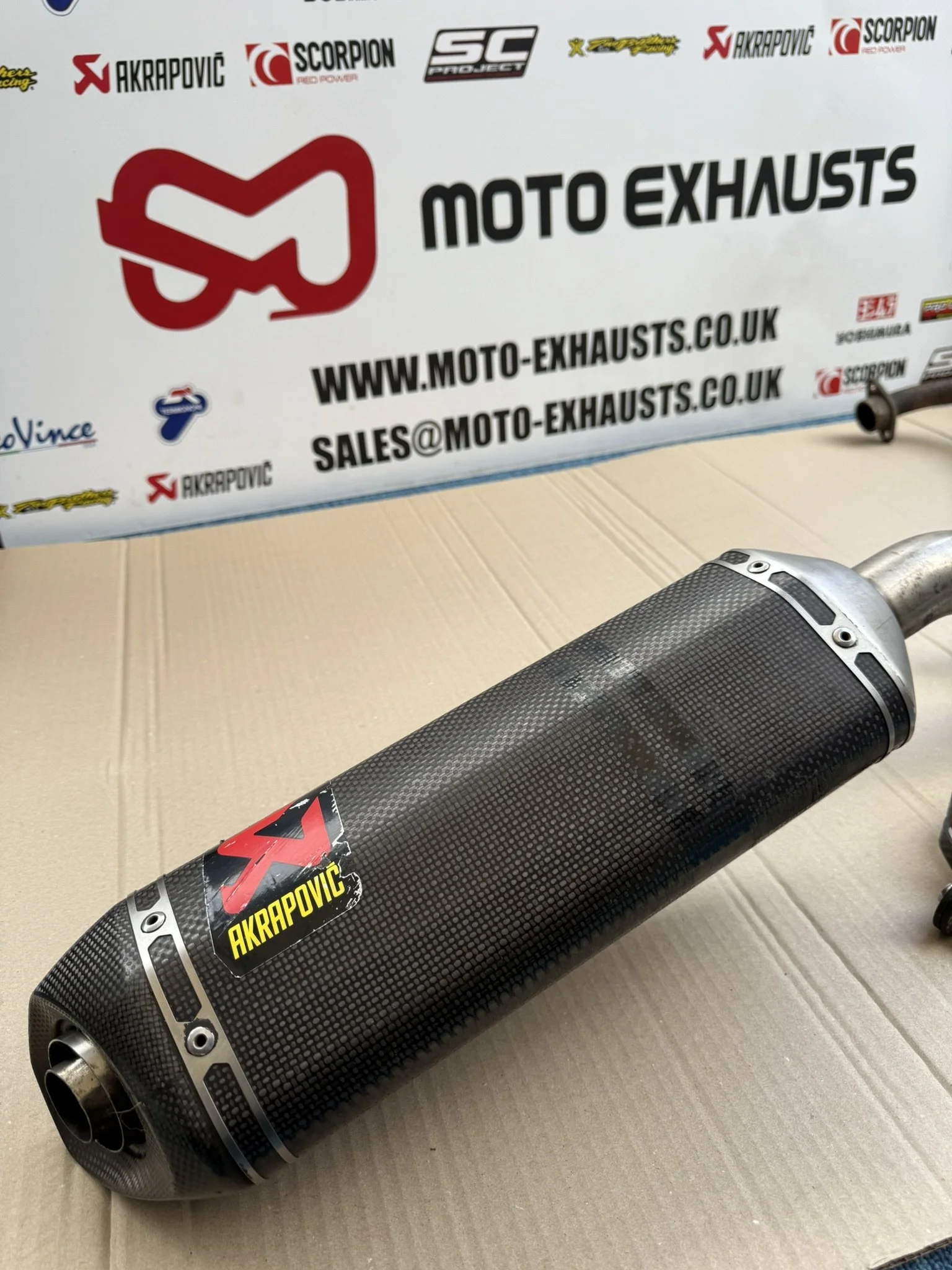 Honda CBR 125  150 R Akrapovic Carbon Full Exhaust System 8.JPEG