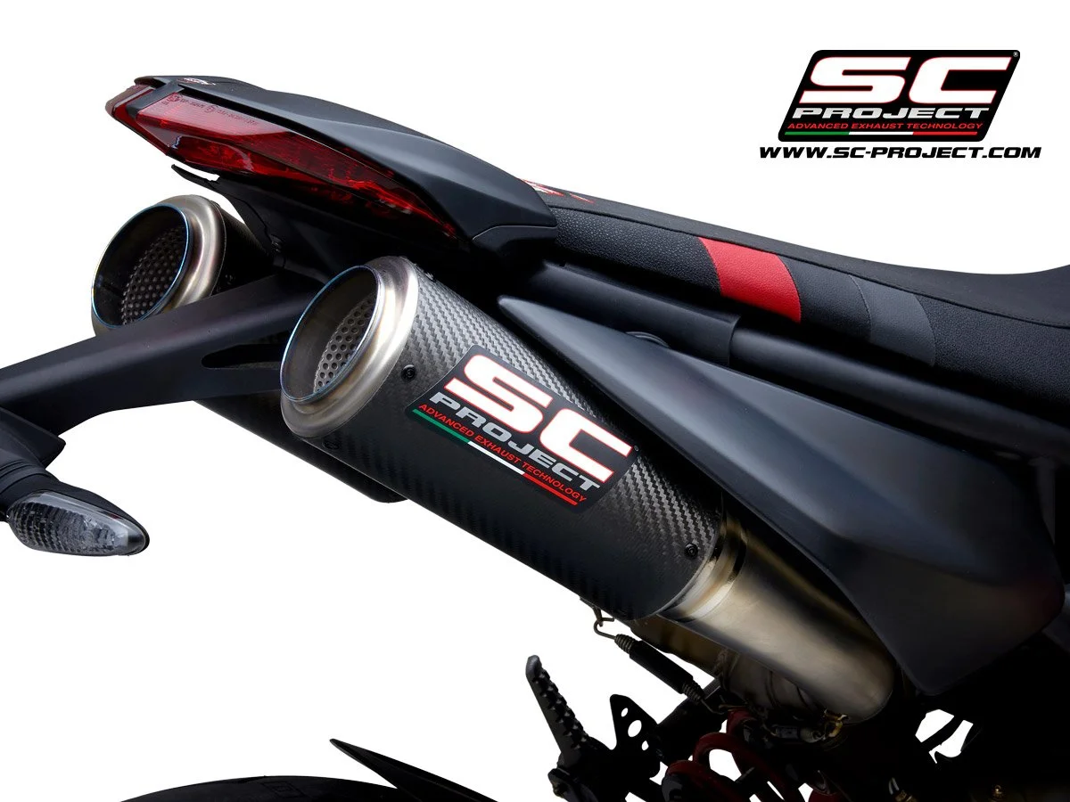 Ducati Hypermotard 950 SP RVE SC Project CR-T M2 Exhaust Silencers 2021 - 2025