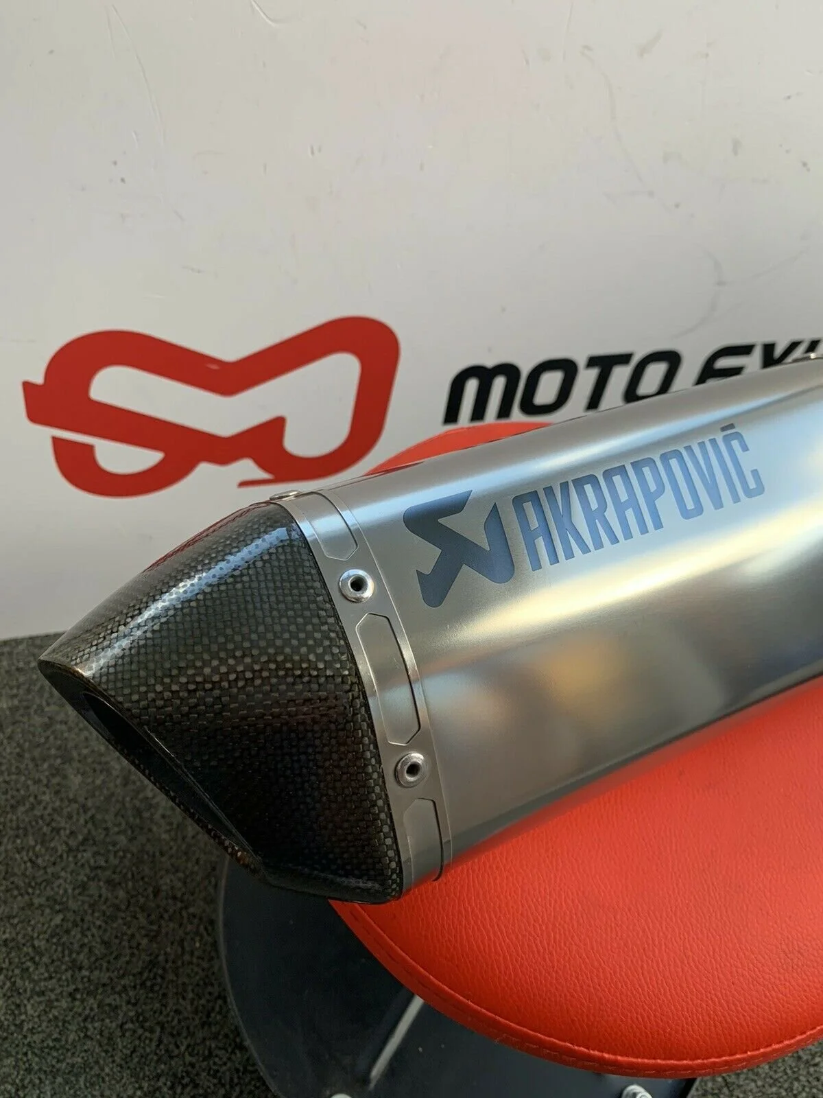 HONDA CBR 600 F HORNET 600 AKRAPOVIC  TITANIUM EXHAUST END CAN
