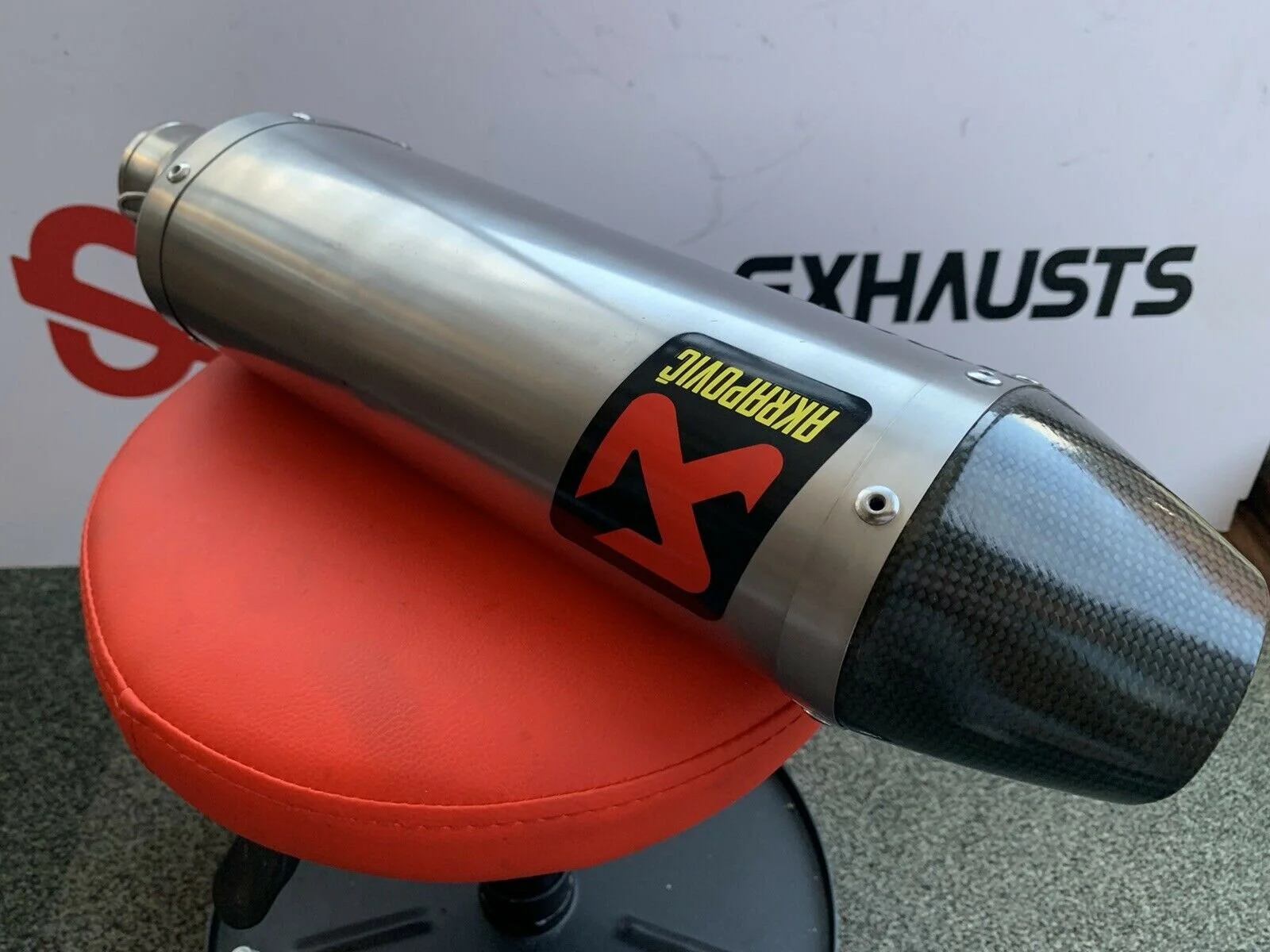 HONDA CBR 1000RR FIREBLADE AKRAPOVIC Titanium Slip-on Exhaust Silencer