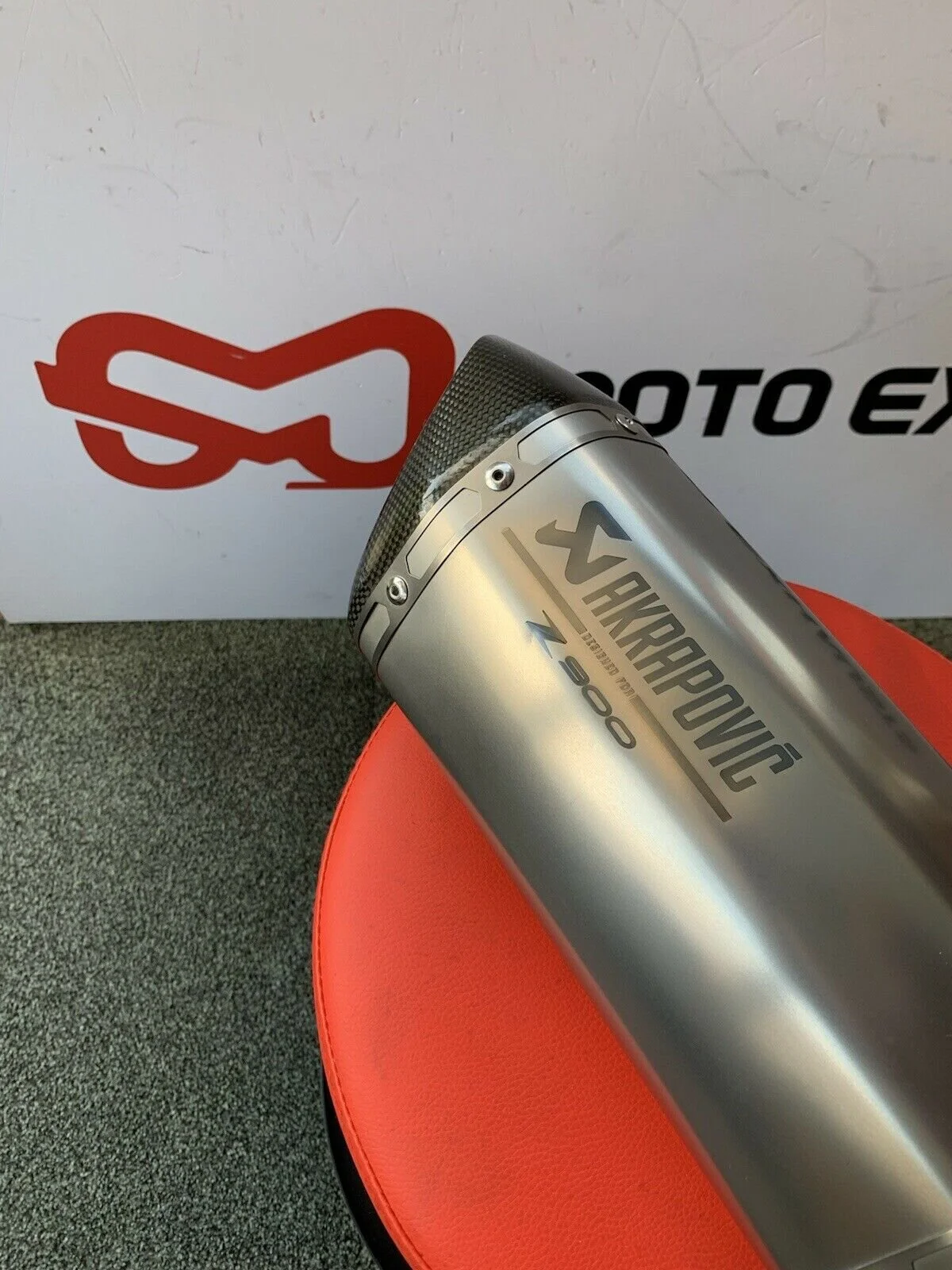 Kawasaki Z900 Akrapovic Slip On Titanium Exhaust End Can Silencer 2017 - 2019