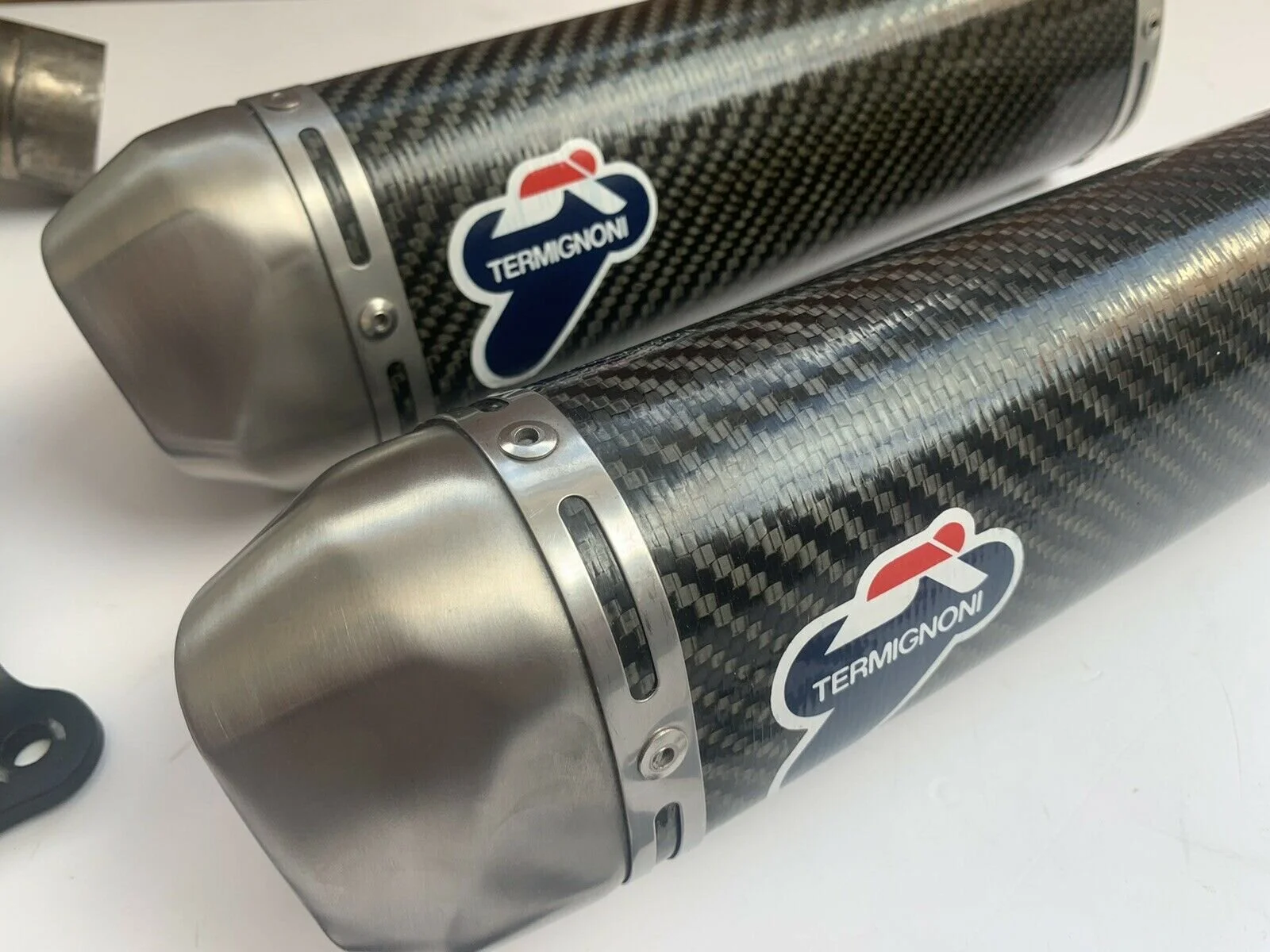 Ducati Monster 1100 evo Termignoni Carbon Racing Exhaust End Cans