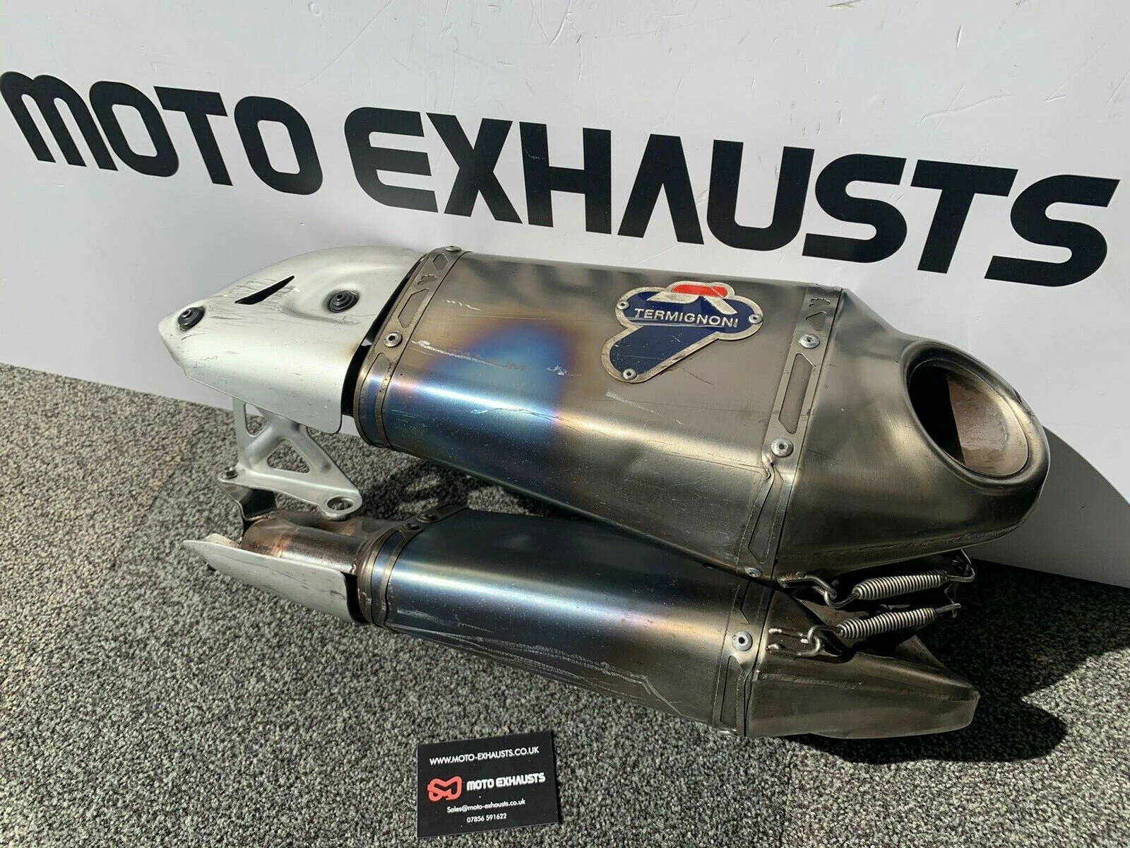 Ducati Panigale 899 1199 1199s Termigoni Titanium Silencers Exhaust End Can