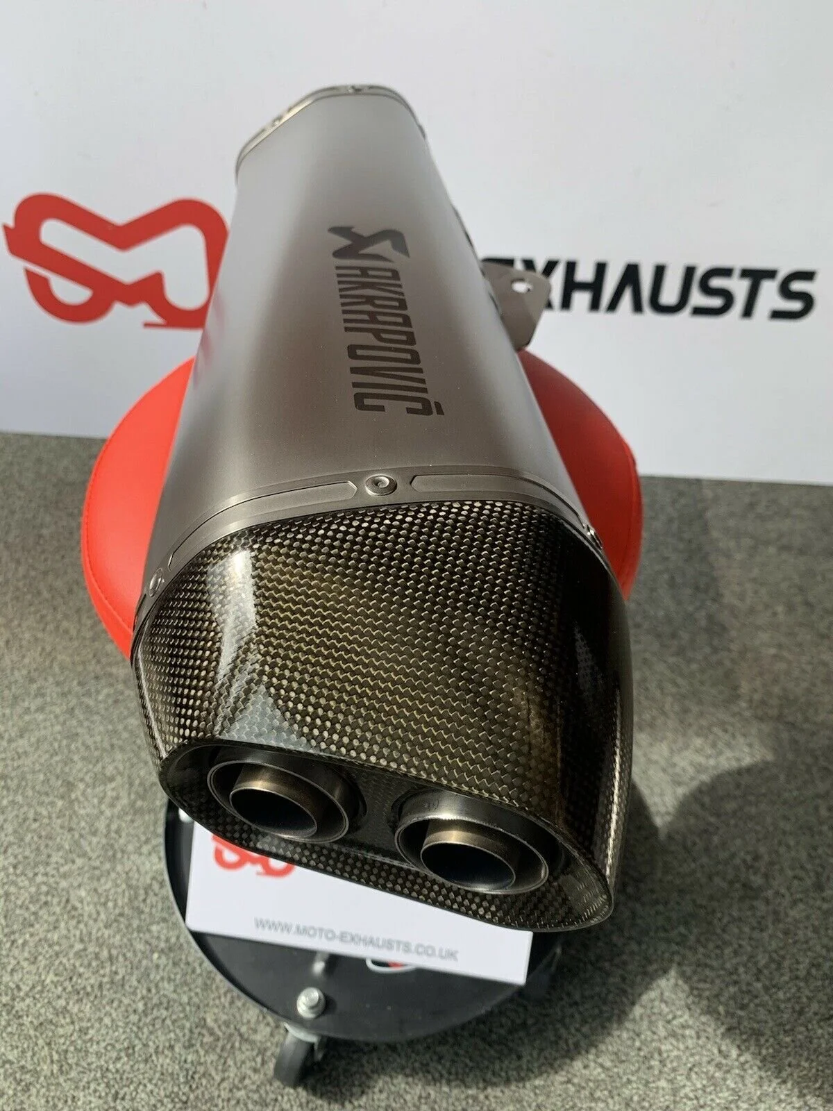 Kawsaki ZZR 1400 ZX14R Akrapovic Twin Titanium Exhaust End Cans