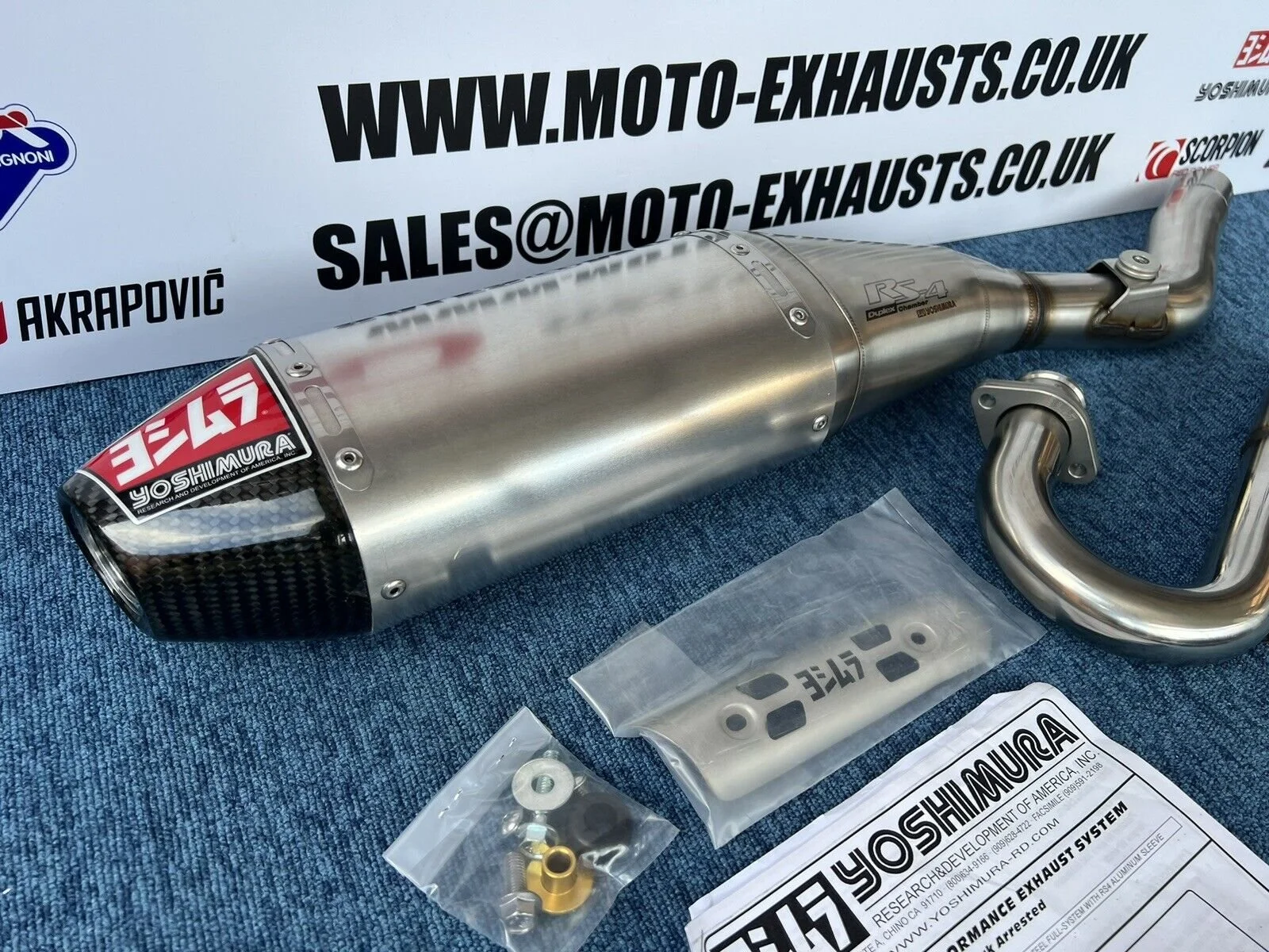 Yamaha YZ250F Yoshimura RS4 Full Exhaust — Moto Exhausts