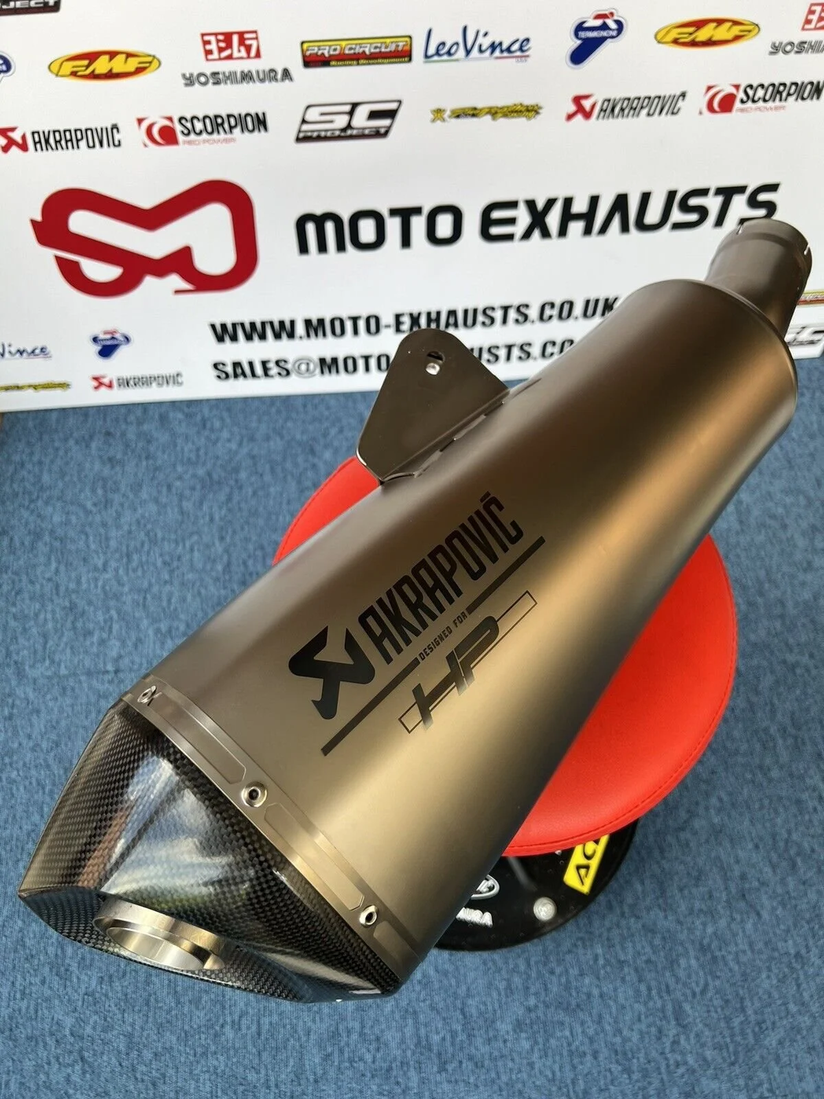 BMW R1200R R1200RS Akrapovic Titanium Exhaust — Moto Exhausts