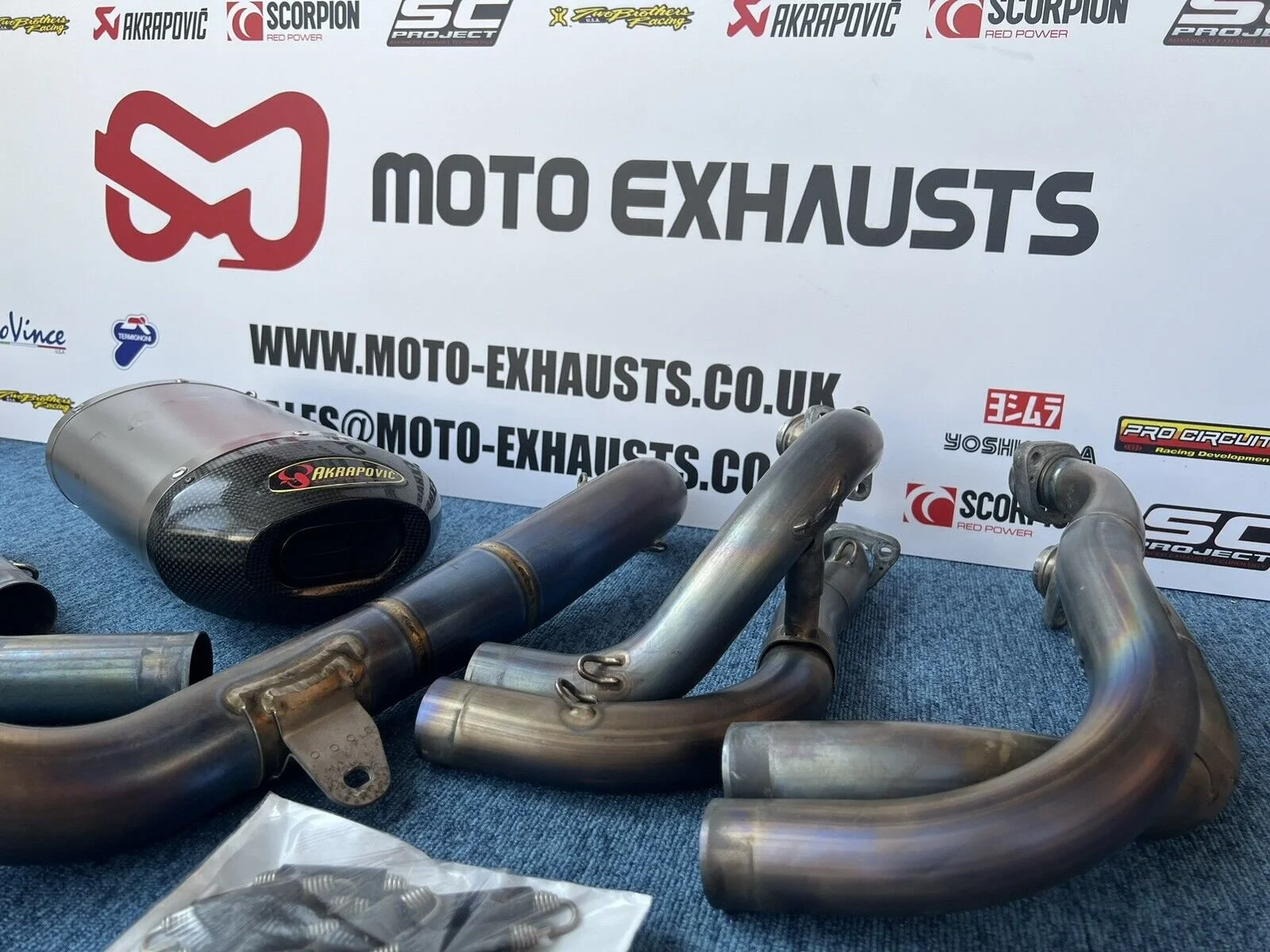 TRADE IN DEAL - Kawasaki ZX6R 636 B1H Full Akrapovic Titanium Exhaust ...