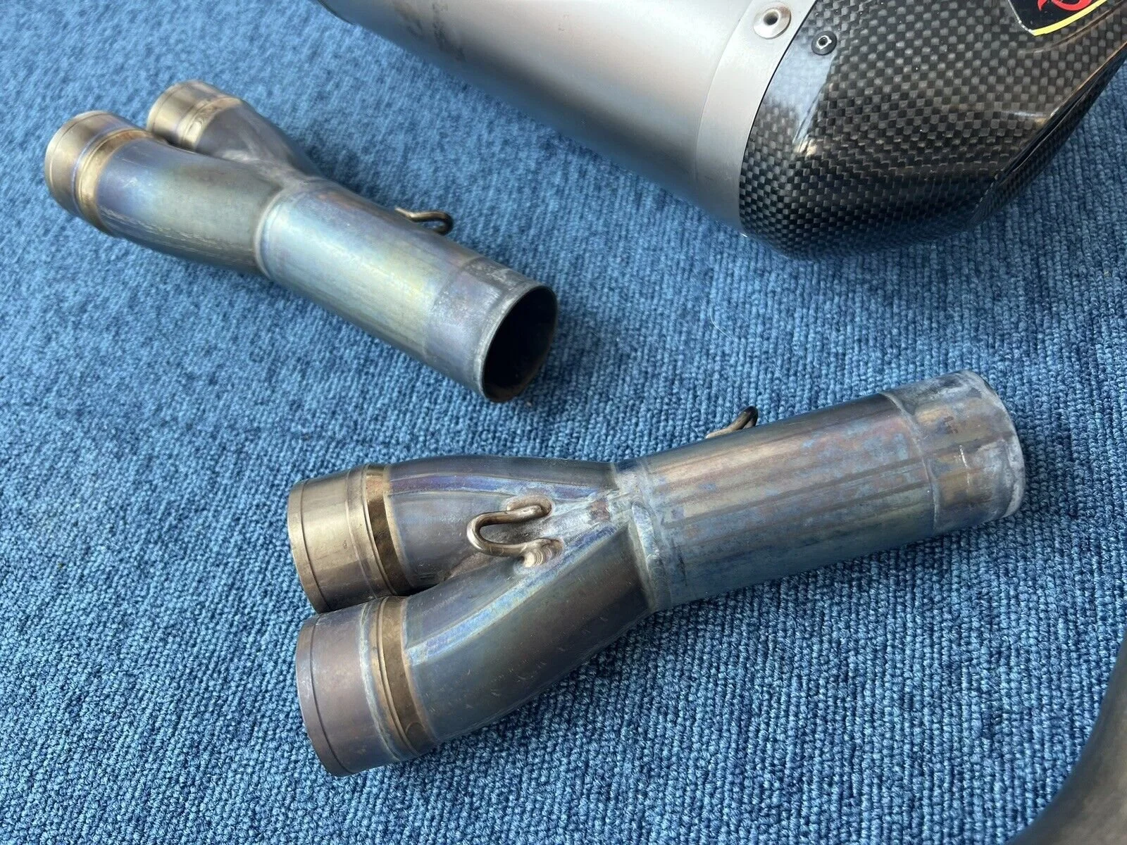 Kawasaki ZX6R 636 B1H Full Akrapovic Titanium Exhaust System — Moto ...