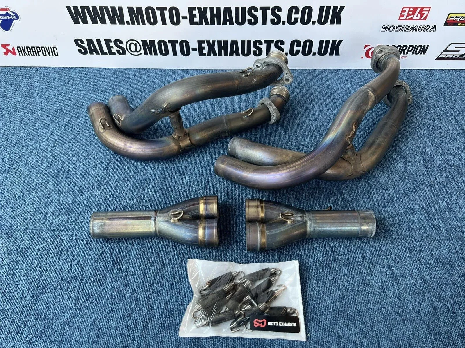 TRADE IN DEAL - Kawasaki ZX6R 636 B1H Full Akrapovic Titanium Exhaust ...