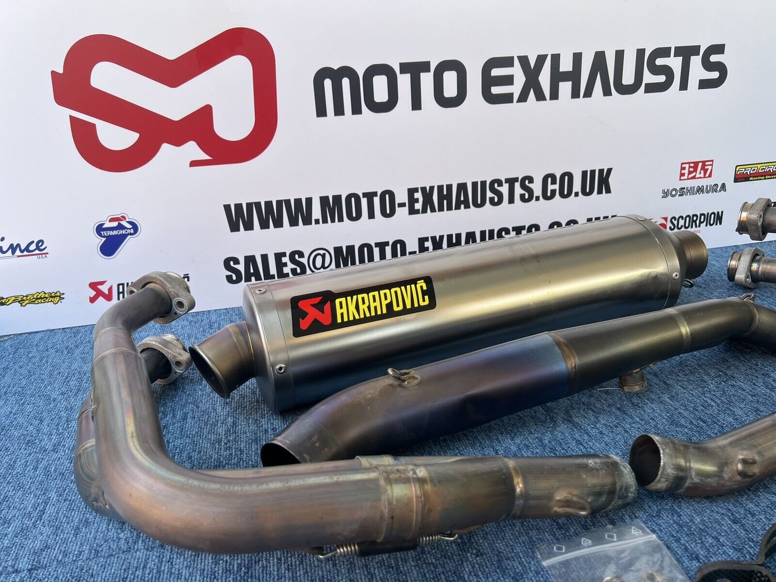 YAMAHA R6 5SL Full Akrapovic Titanium Exhaust System — Moto Exhausts