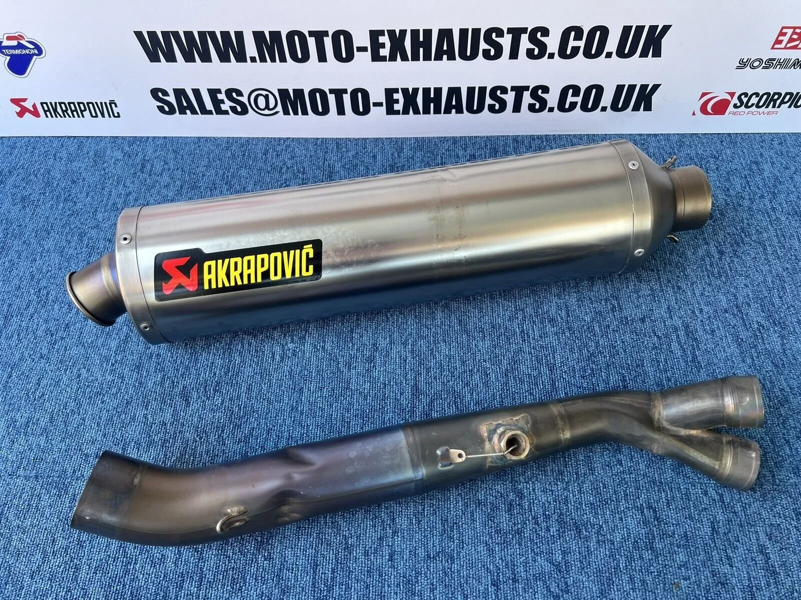 YAMAHA R6 5SL Full Akrapovic Titanium Exhaust System — Moto Exhausts