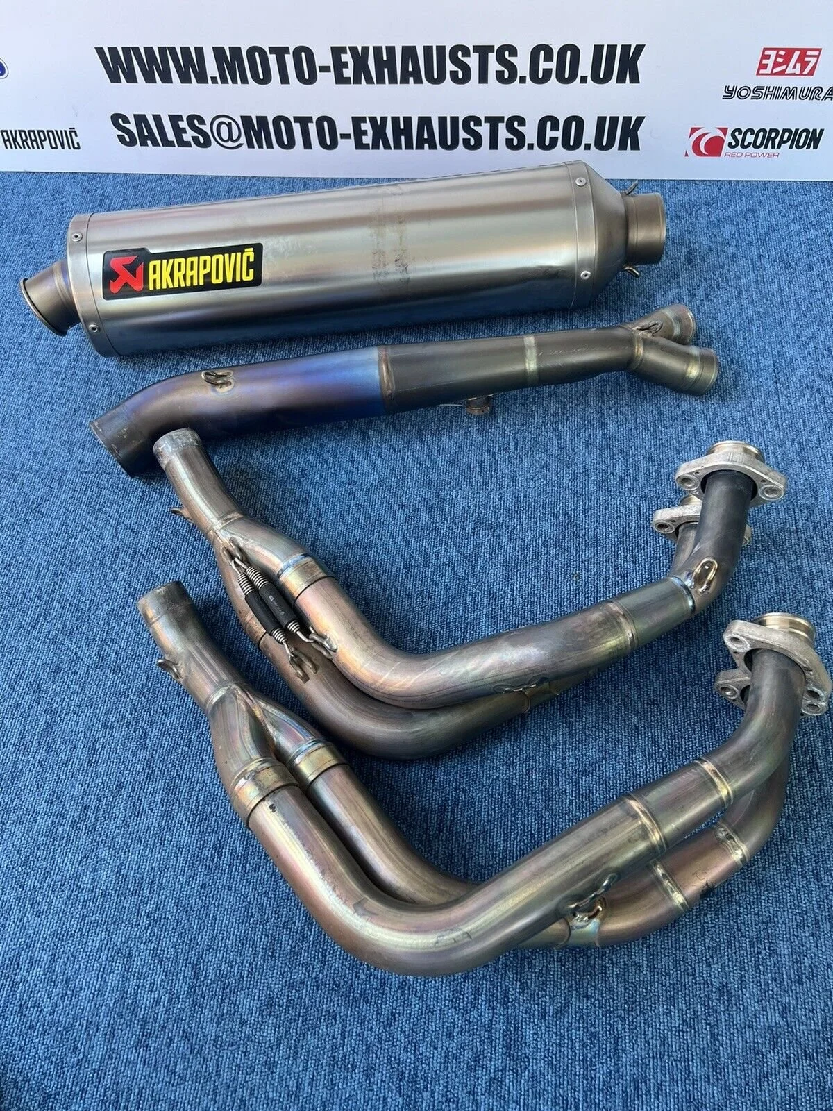 YAMAHA R6 5SL Full Akrapovic Titanium Exhaust System — Moto Exhausts