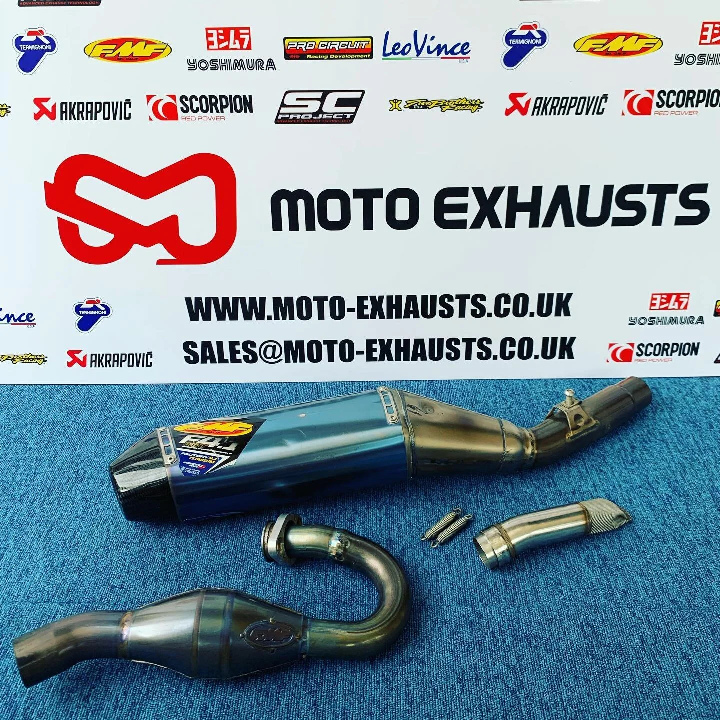 Honda CRF 250R FMF 4.1 Full Titanium Exhaust System 2010 - 2013 #honda #crf250r #fmf #titanium #exhaust #motocross #moto #performance #sale