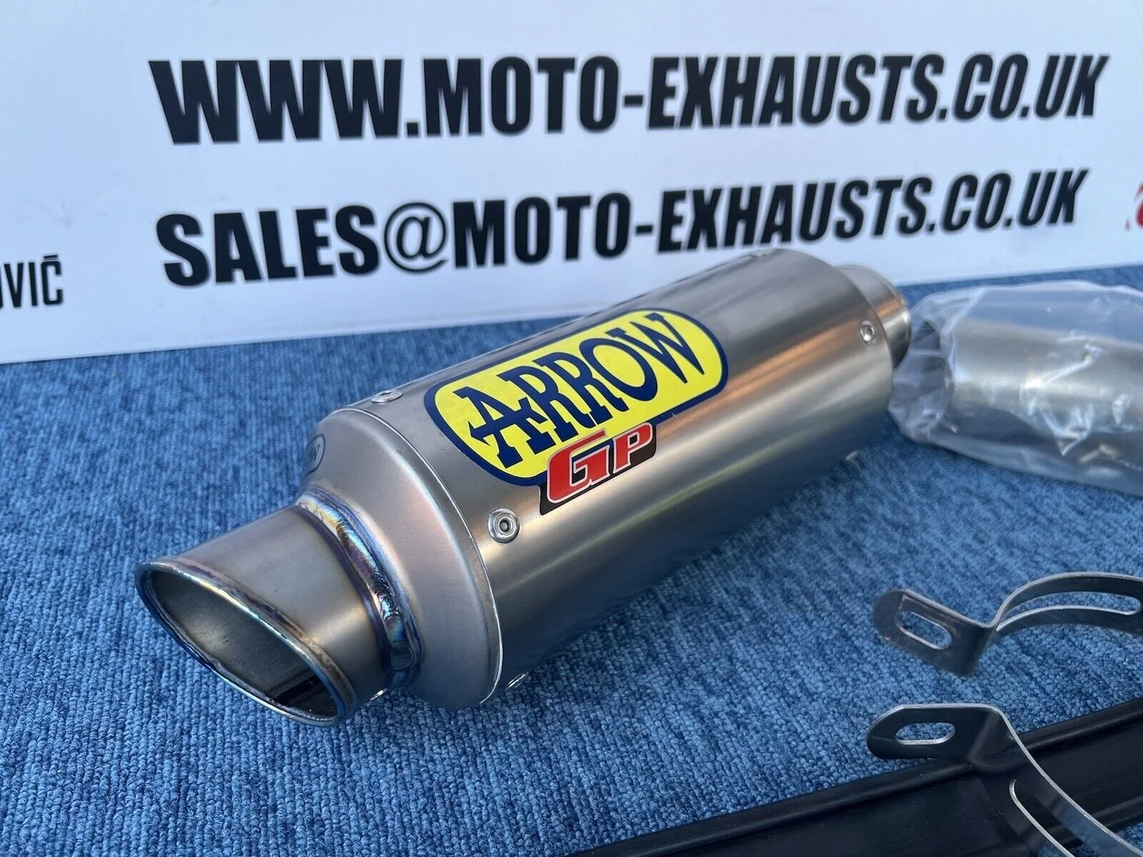 Yamaha YZF R6 ARROW GP2 Titanium Race Exhaust Silencer — Moto Exhausts