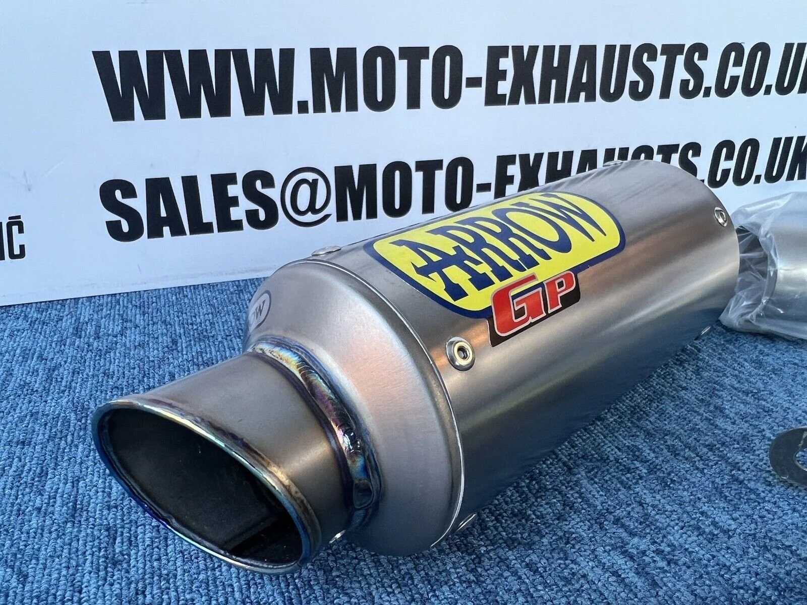 Yamaha YZF R6 ARROW GP2 Titanium Race Exhaust Silencer — Moto Exhausts