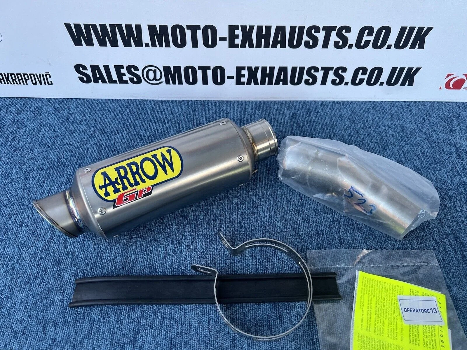 Yamaha YZF R6 ARROW GP2 Titanium Race Exhaust Silencer Moto Exhausts yamaha-yzf-r6-arrow-gp2-titanium-race-exhaust-silencer-moto-exhausts