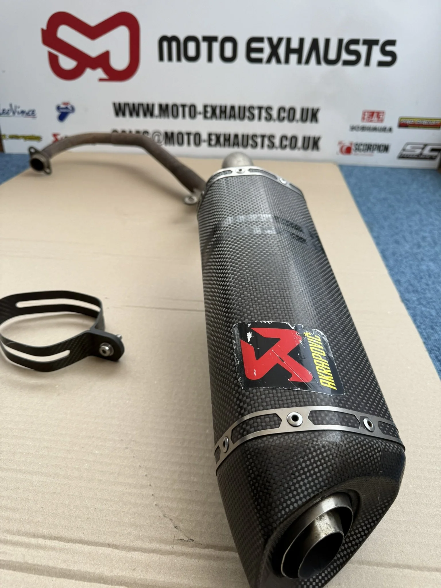 Honda CBR 125  150 R Akrapovic Carbon Full Exhaust System 25.JPEG