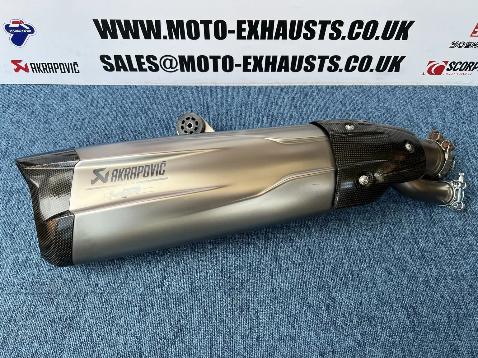 BMW S1000RR HP Akrapovic Titanium Silencer K46 2017 — Moto Exhausts