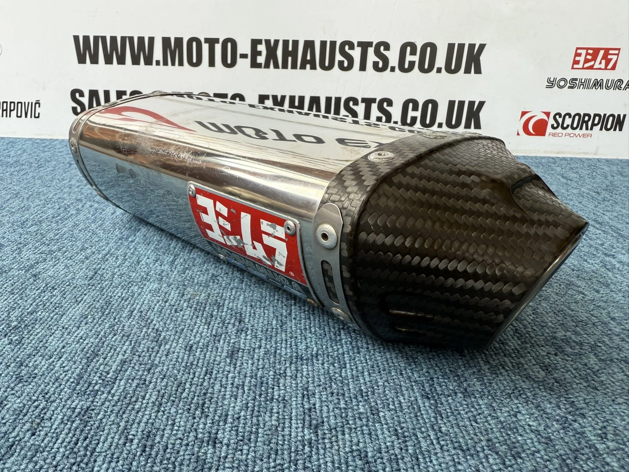 Kawasaki ZX-6R Yoshimura Exhaust Stainless Rs-5 Slip On Race 2005