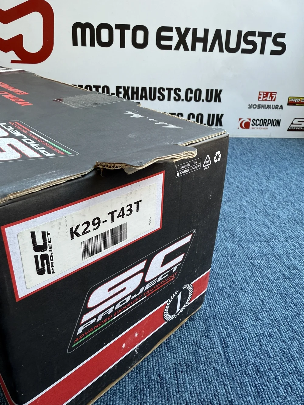 KAWASAKI Z900RS SC PROJECT S1-GP Titanium Slip-On Exhaust — Moto