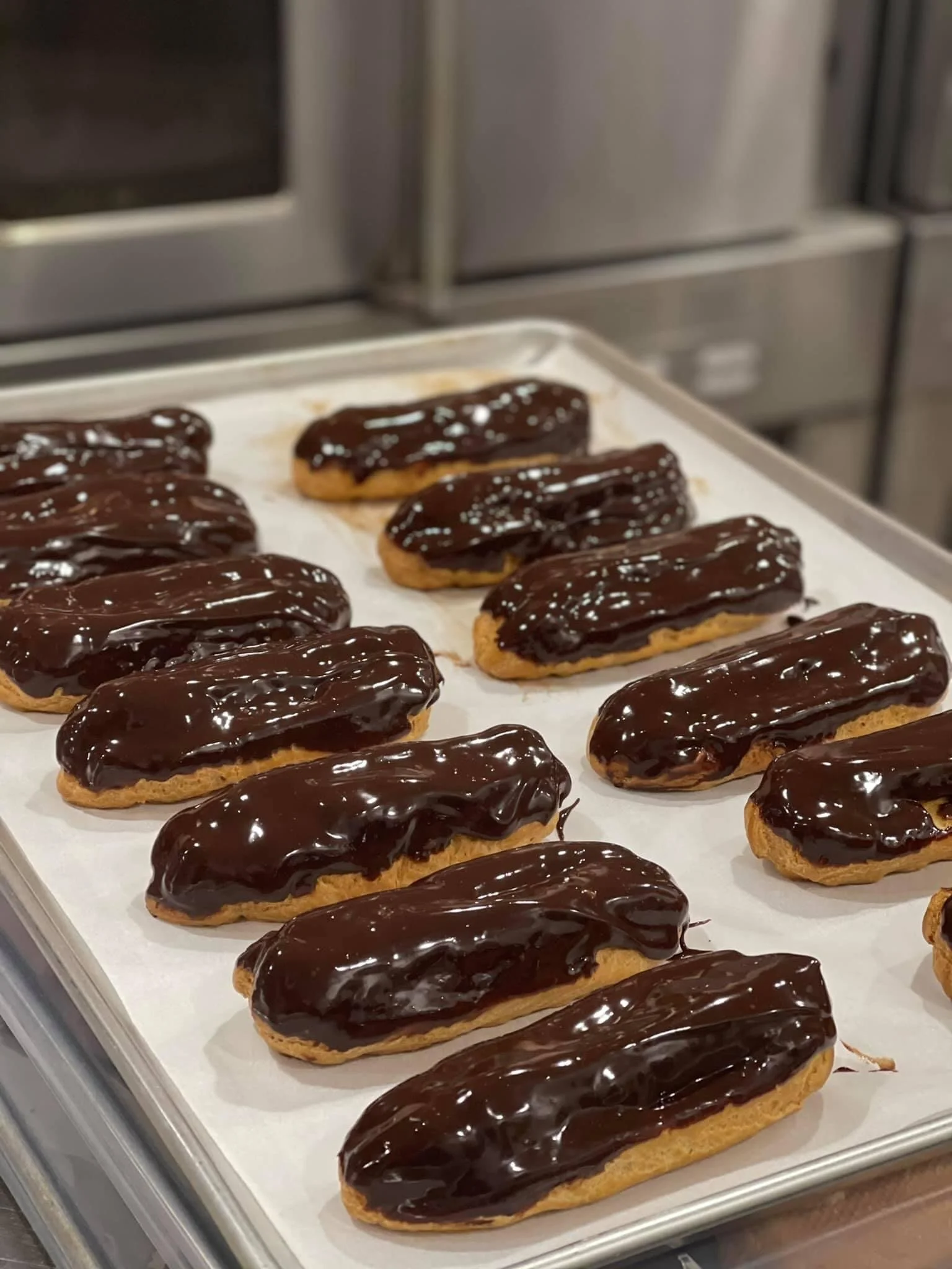 Sweet Cheeks Bakery Verona Island Maine Eclairs