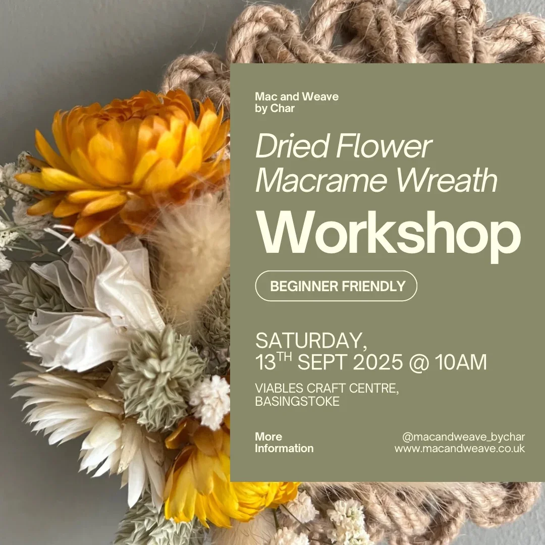 Dried Flower Macrame Workshop