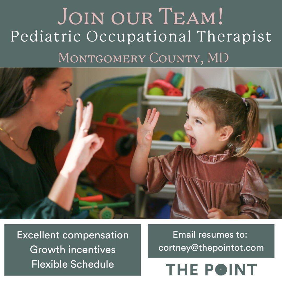 Join our team of OTs that value our role in supporting our families! We are looking for an experienced and committed pediatric OT to provide screenings, evaluations, treatment planning/therapeutic sessions, and team collaboration. Clients are seen in