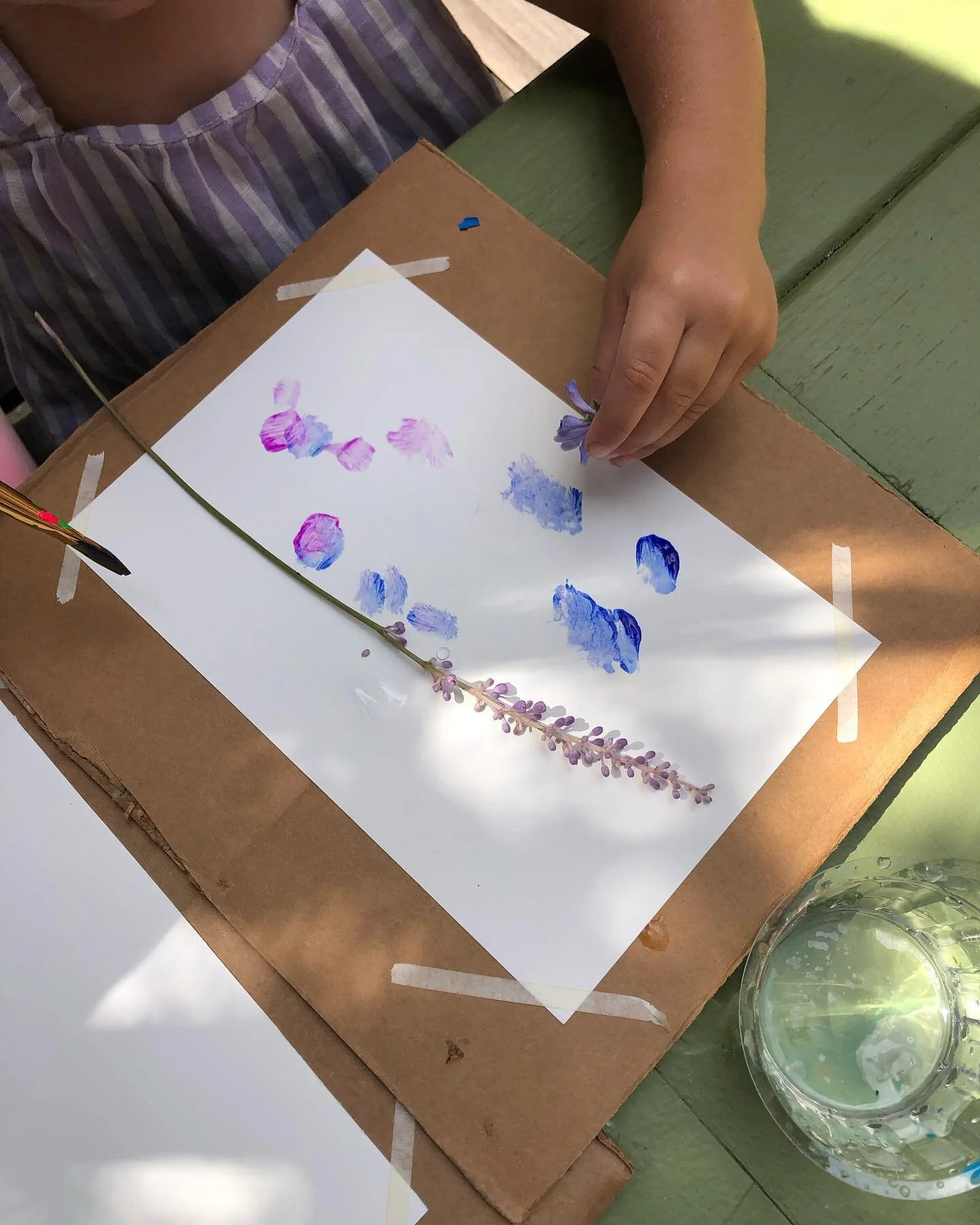 🌿Painting with Nature 🌼🌱

This one&rsquo;s fun for all ages!  First, have your child gather their own materials from nature! It&rsquo;s so cool to see what they each choose for their project. Then, provide paint and paper/canvas, step back, and le
