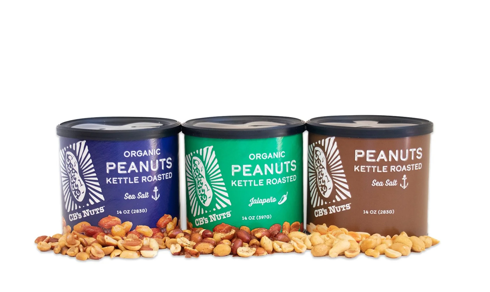 Organic Kettle Roasted Peanuts — CB's Nuts