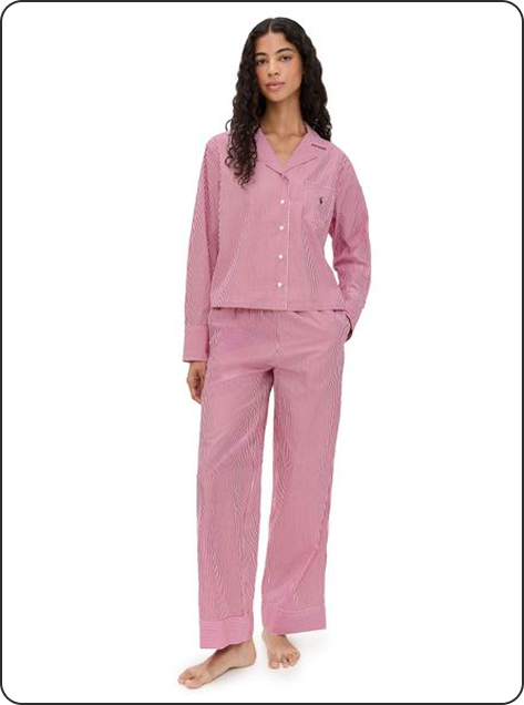 Striped Pajama Set, $148
